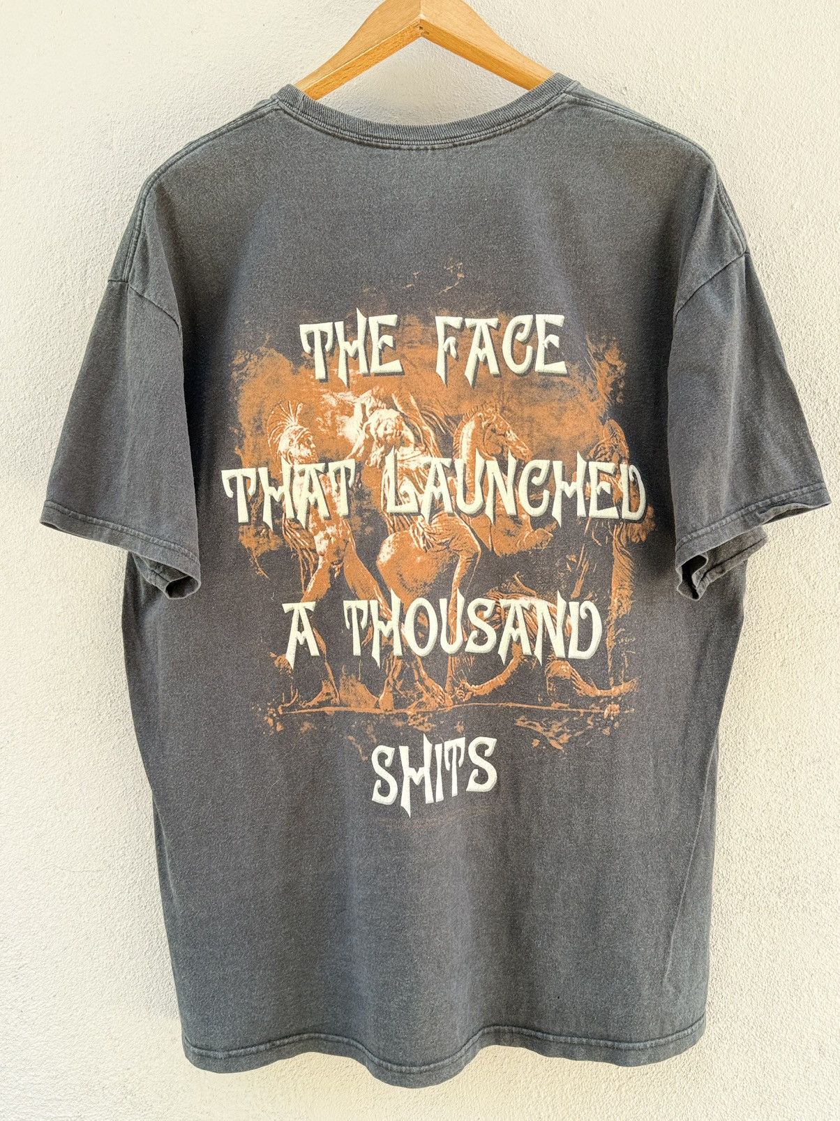 Band Tees Thrashed Vintage Cradle Of Filth Distressed Faded Tee Size US L / EU 52-54 / 3 - 3 Thumbnail
