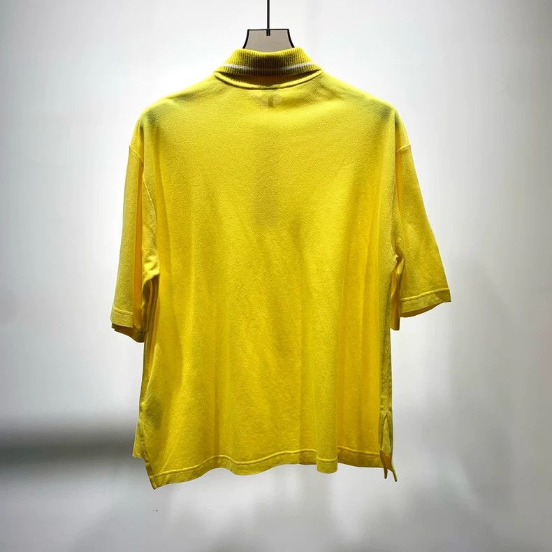 Loewe LOEWE Yellow Polo Shirt, White Collar Size XXS / US 00 / IT 34 - 2 Thumbnail