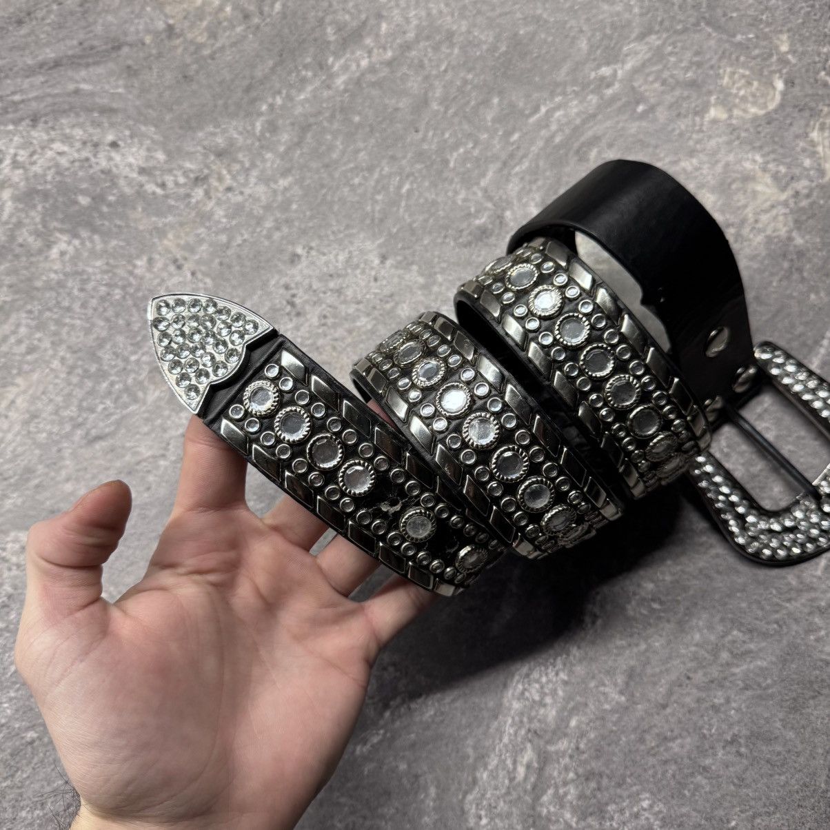 Hysteric Glamour Rhinestone Studded Western Belt Y2K Size ONE SIZE - 7 Thumbnail