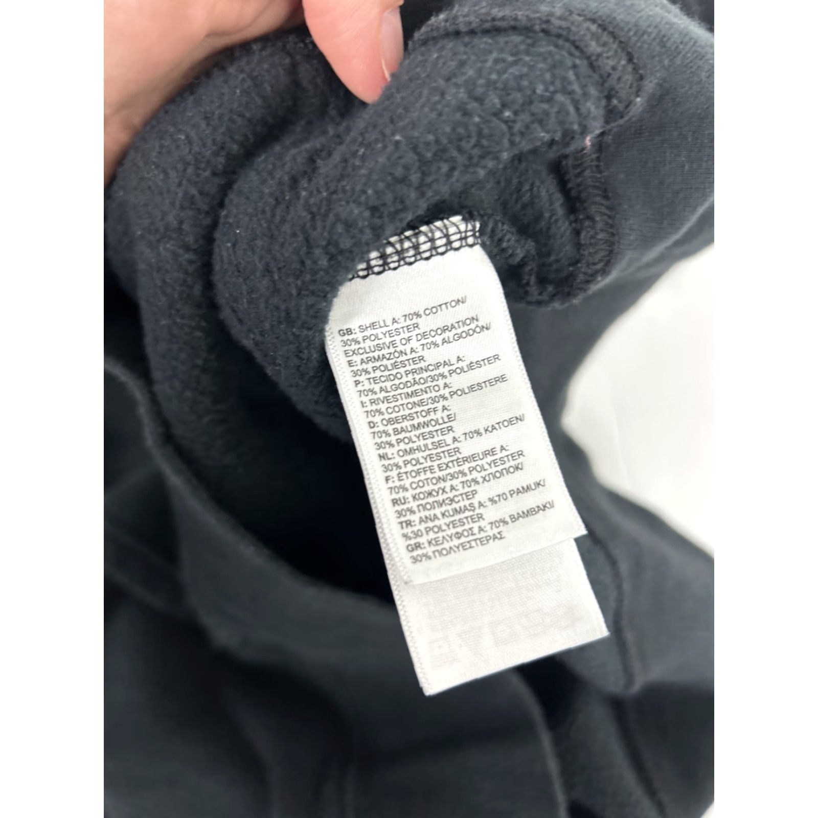 The North Face The North Face Womens Medium Pullover Hoodie Black White Graphic Drawstring Size M / US 6-8 / IT 42-44 - 7 Thumbnail