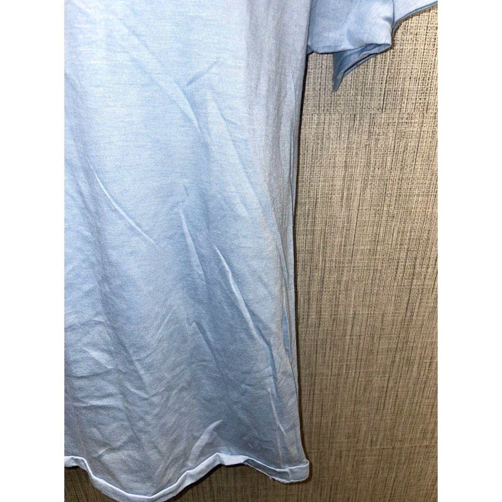 Hanes VINTAGE Hanes T-Shirt Shirt Men XL Light Blue Cotton Blend Blue 2000s Mens Size US XL / EU 56 / 4 - 4 Thumbnail