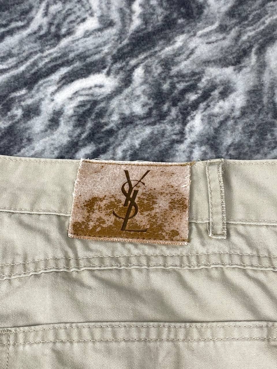 Yves Saint Laurent Vintage Yves Saint Laurent Pants YSL Big Logo 90s Size US 40 / EU 56 - 4 Thumbnail