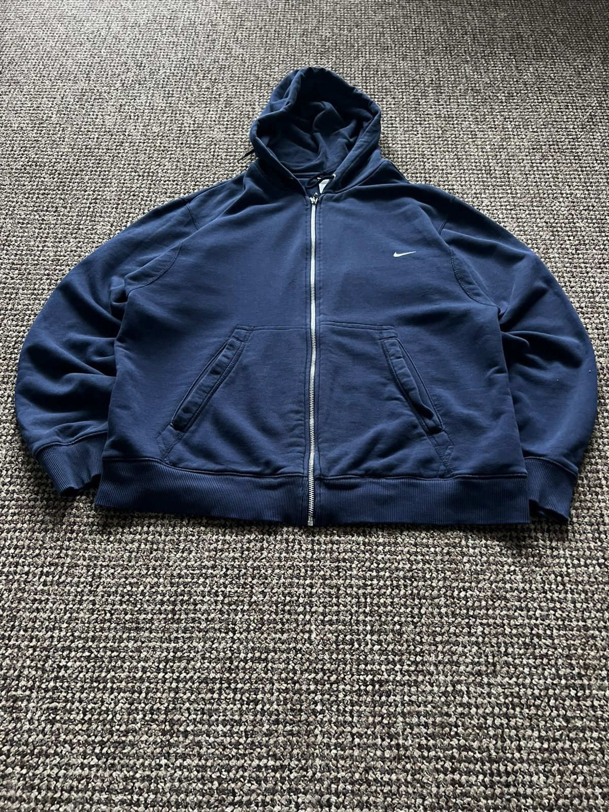 Nike Vintage Nike Zip Hoodie Y2K Basic Fit 90s USA Style Size US L / EU 52-54 / 3 - 4 Thumbnail