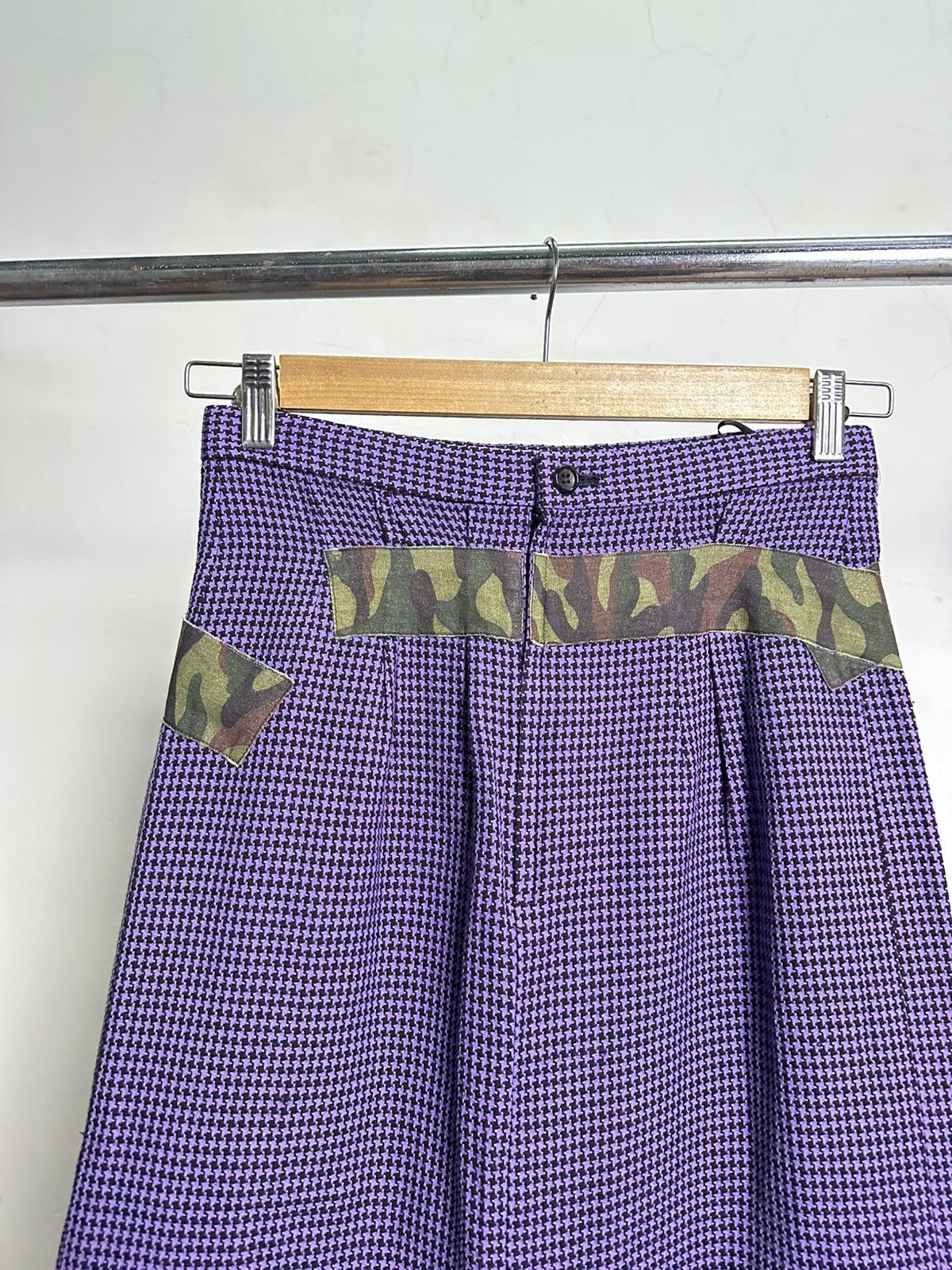 Comme des Garcons 00’s Army Camo Purple Skirt Comme Des Garcons Size 29" - 3 Thumbnail