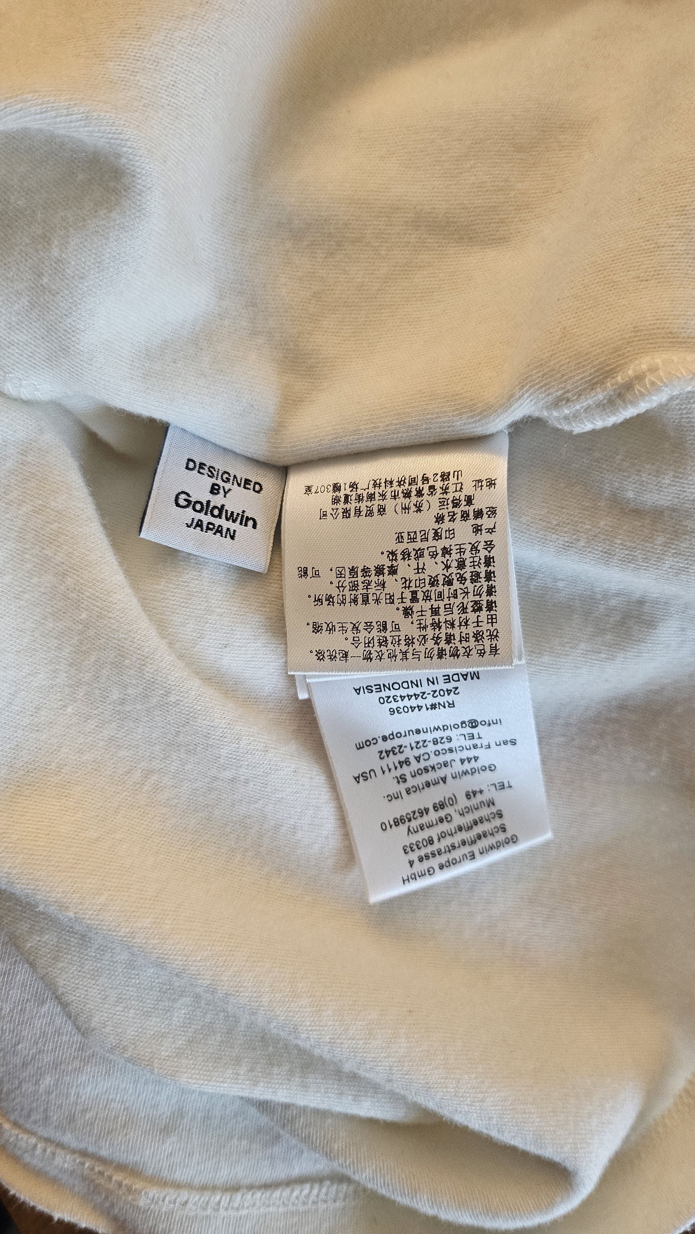 Goldwin Cotton Covered Yarn Smooth T-shirt Size US L / EU 52-54 / 3 - 4 Thumbnail