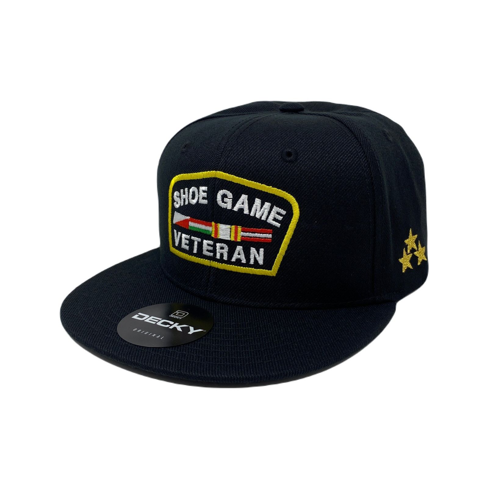 Other Shoe Game Veteran Snapback Hat All Black Size ONE SIZE - 2 Thumbnail