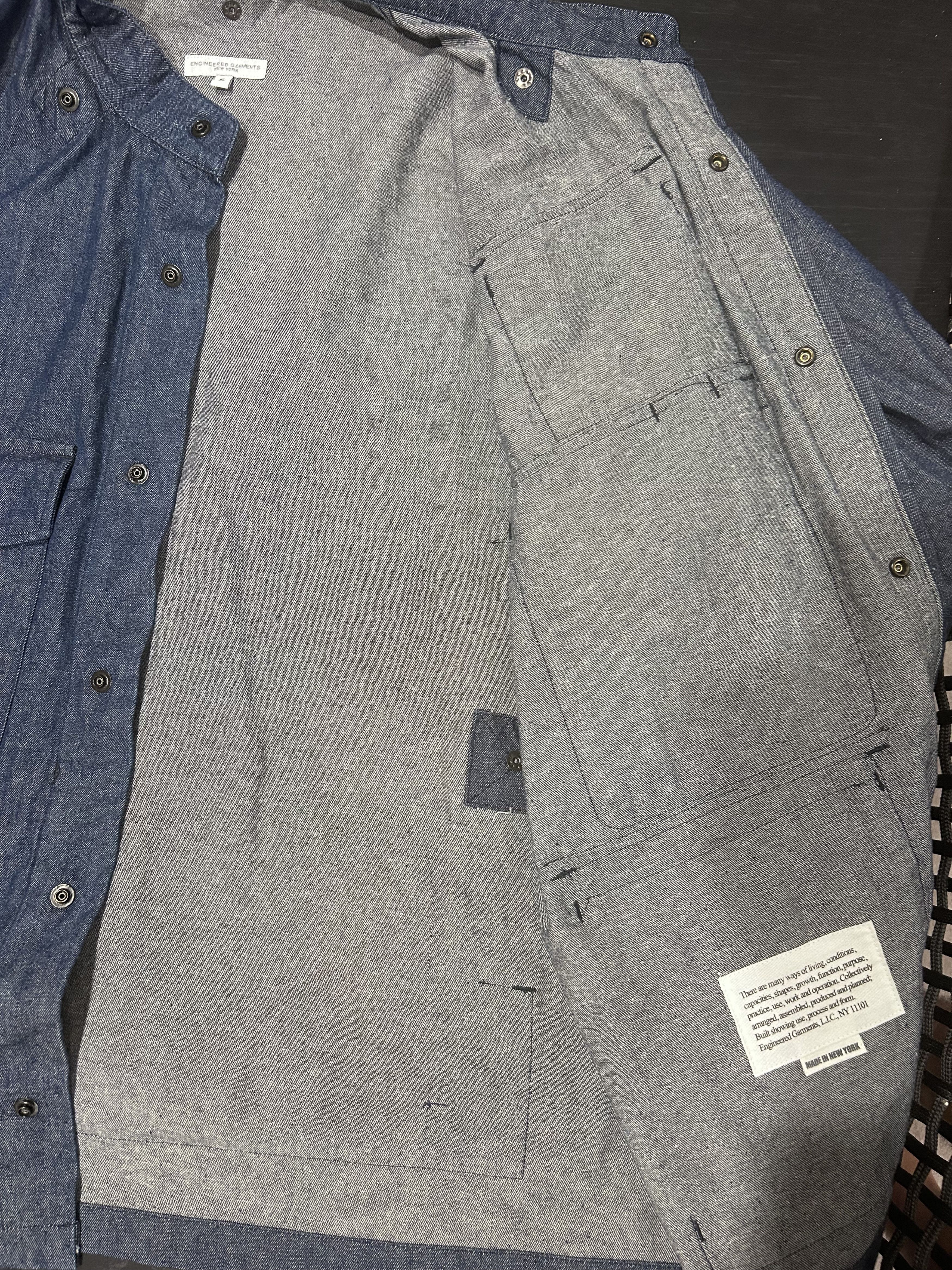 Engineered Garments Engineered Garments Denim Jacket Size US XL / EU 56 / 4 - 5 Thumbnail