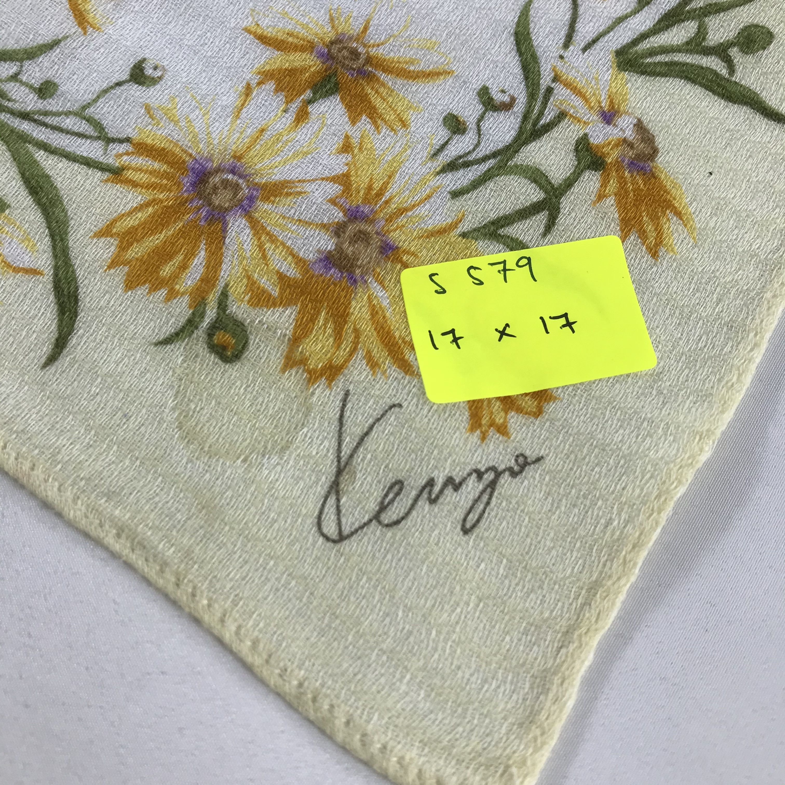 Kenzo × Vintage Kenzo Bandana / Handkerchief / Neckerchief - S579 Size ONE SIZE - 5 Thumbnail