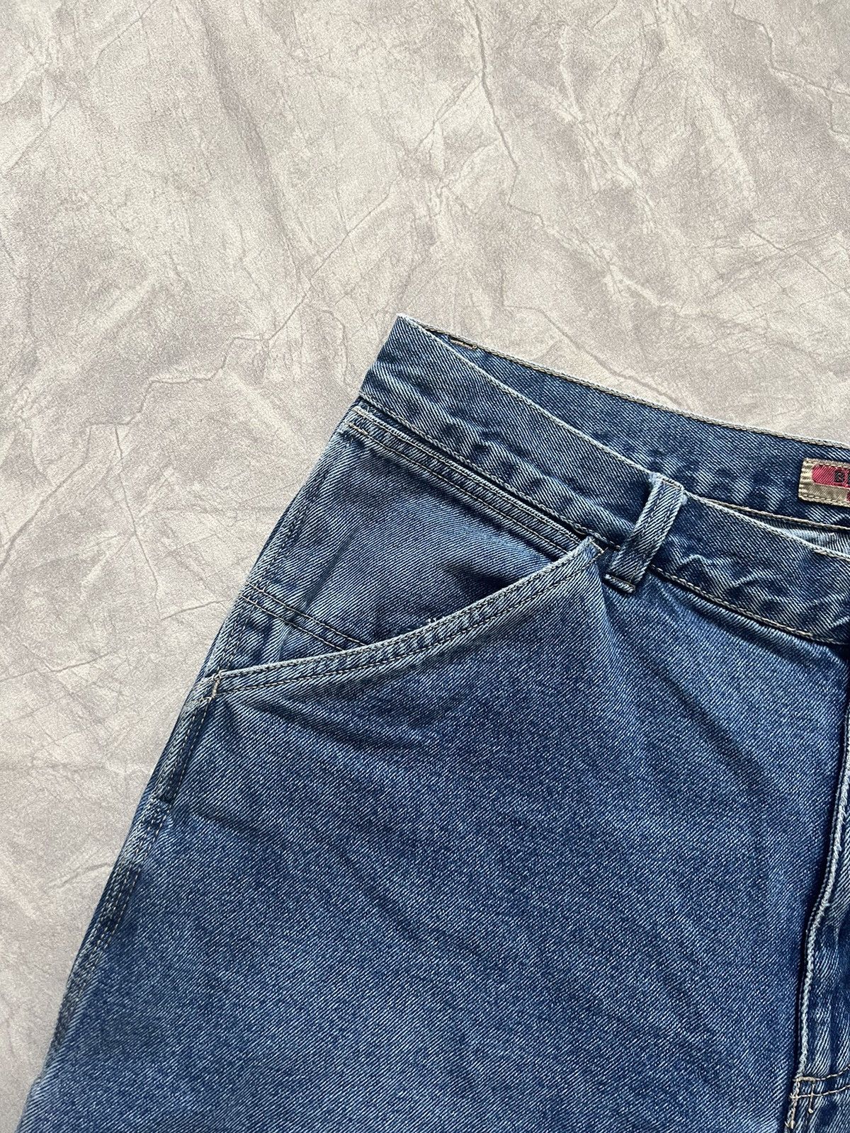 Carhartt × Vintage Crazy Vintage Y2K Baggy Carpenter Jean Shorts Size US 34 / EU 50 - 5 Thumbnail