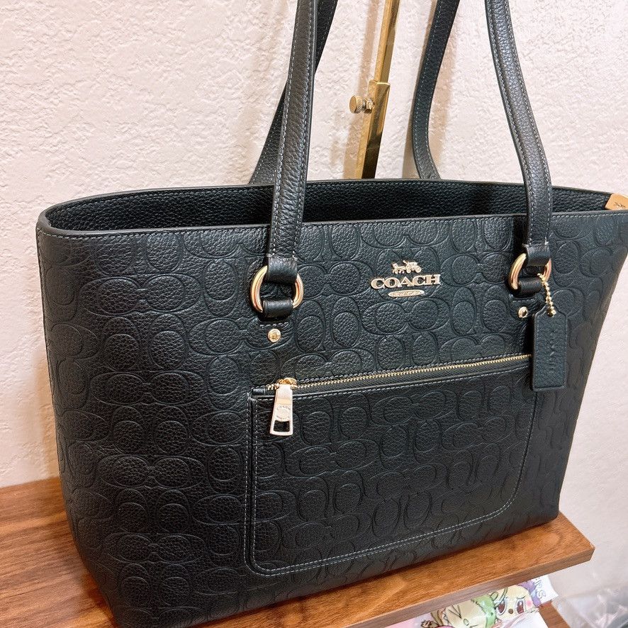 Coach Station Tote Bag In Signature Leather CDL99 Size ONE SIZE - 8 Thumbnail