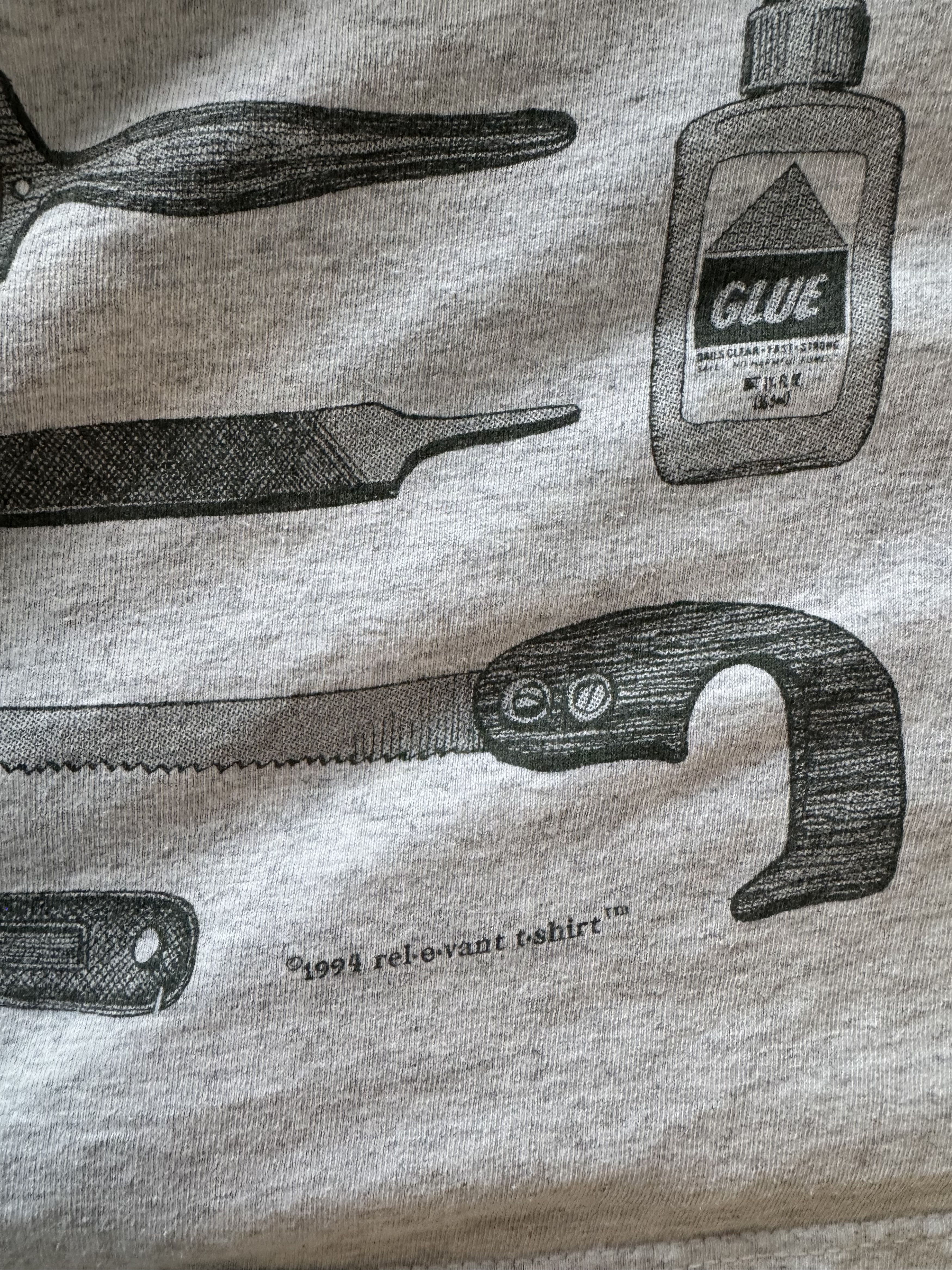 Round Two × Vintage Round Two Miami AOP Tools T-Shirt Size US XL / EU 56 / 4 - 6 Thumbnail