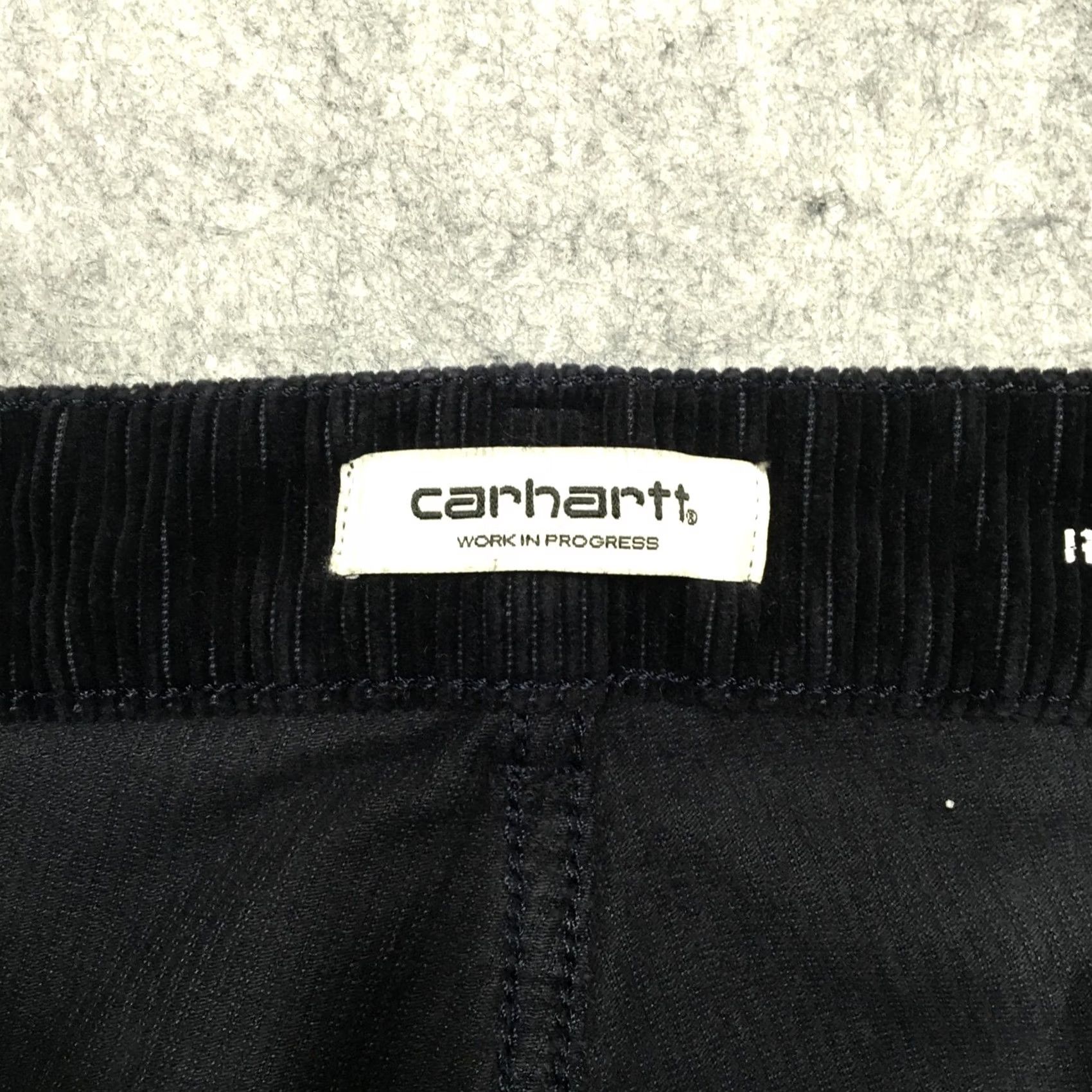 Carhartt VINTAGE Carhartt WIP Pierce Pant Straight Pants Womens 24 Black Corduroy Carpenter Skate Size 42" / US 20 - 5 Thumbnail
