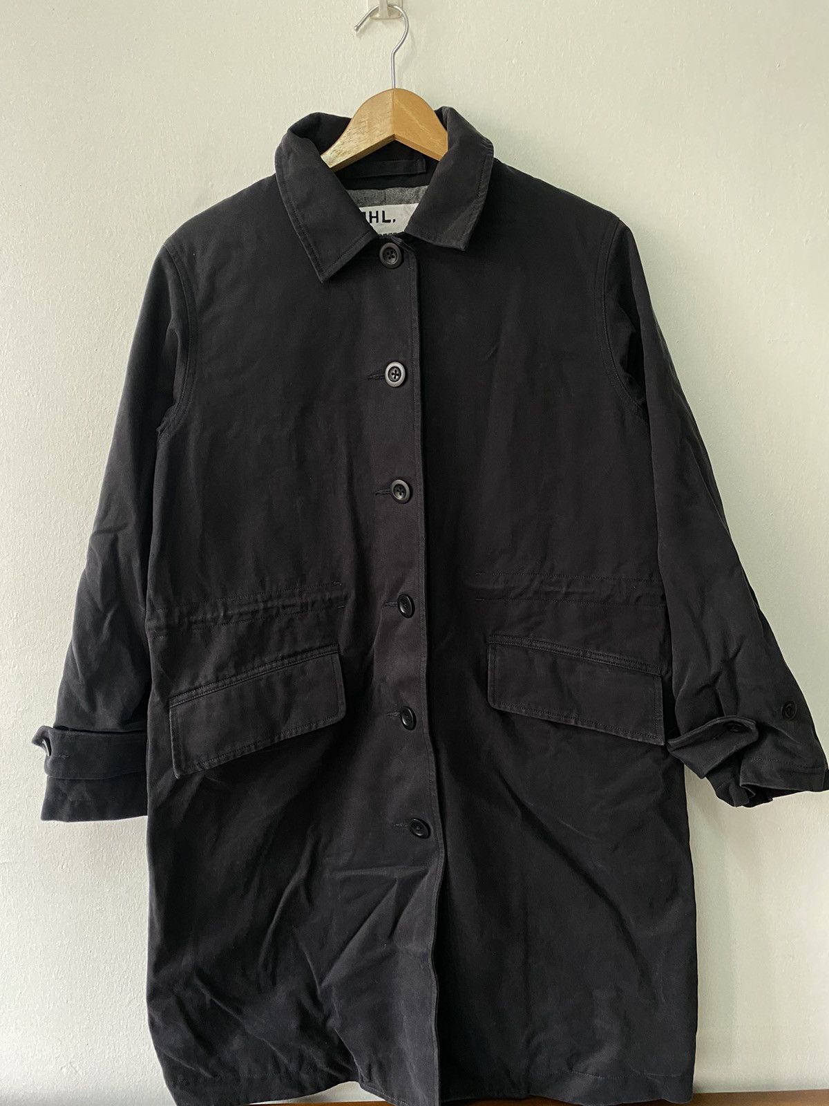 ジャケット・アウター MARGARET HOWELL 17AW Moleskin Coat-Blk/M Margaret Howell MHL Heavy Moleskin Porter Jacket Black | Grailed