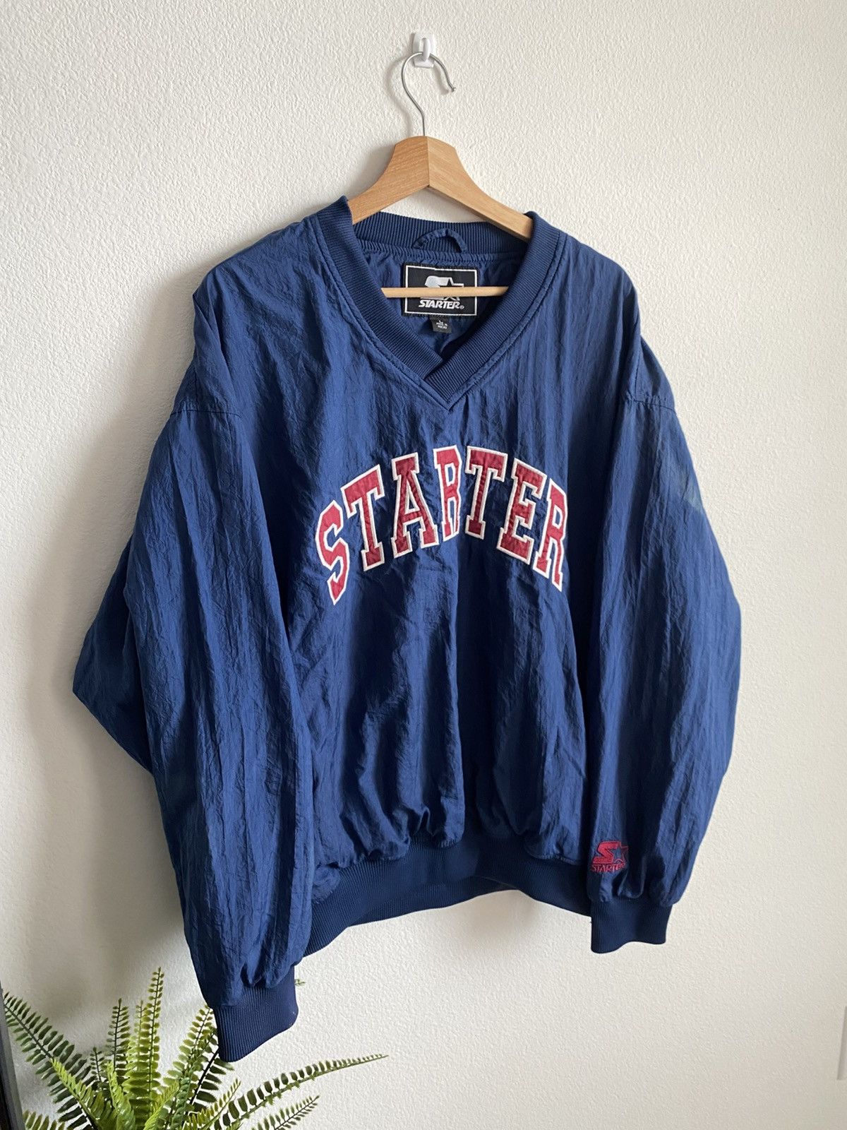 Starter Vintage 90s Starter Windbreaker Jacket Size US L / EU 52-54 / 3 - 2 Thumbnail