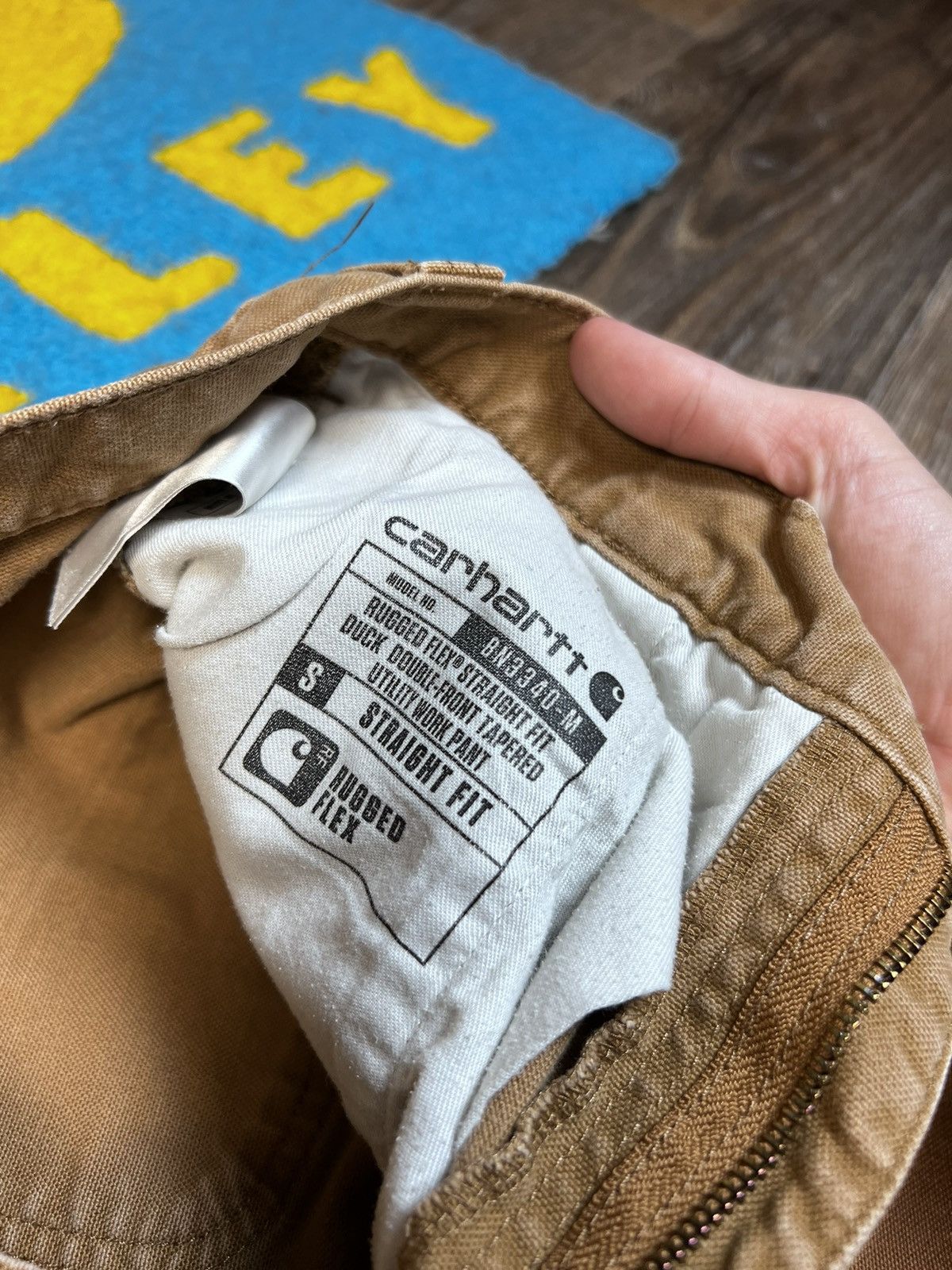 Carhartt × Vintage Vintage Carhartt Double Knee Straight Fit Brown Cargo Pants Size US 32 / EU 48 - 17 Thumbnail