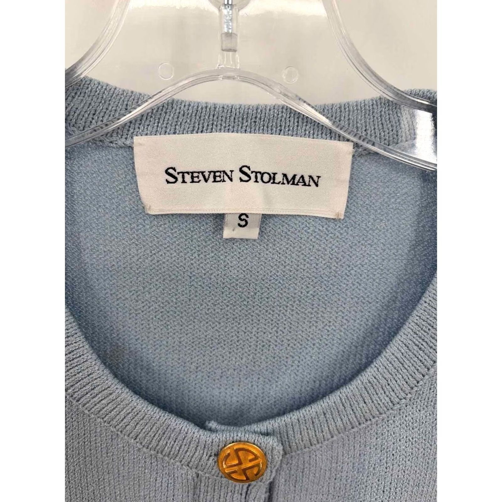 Vintage Steven Stolman Sweater Small Blue Pre Owned Size Cardigan Size S / US 4 / IT 40 - 3 Thumbnail
