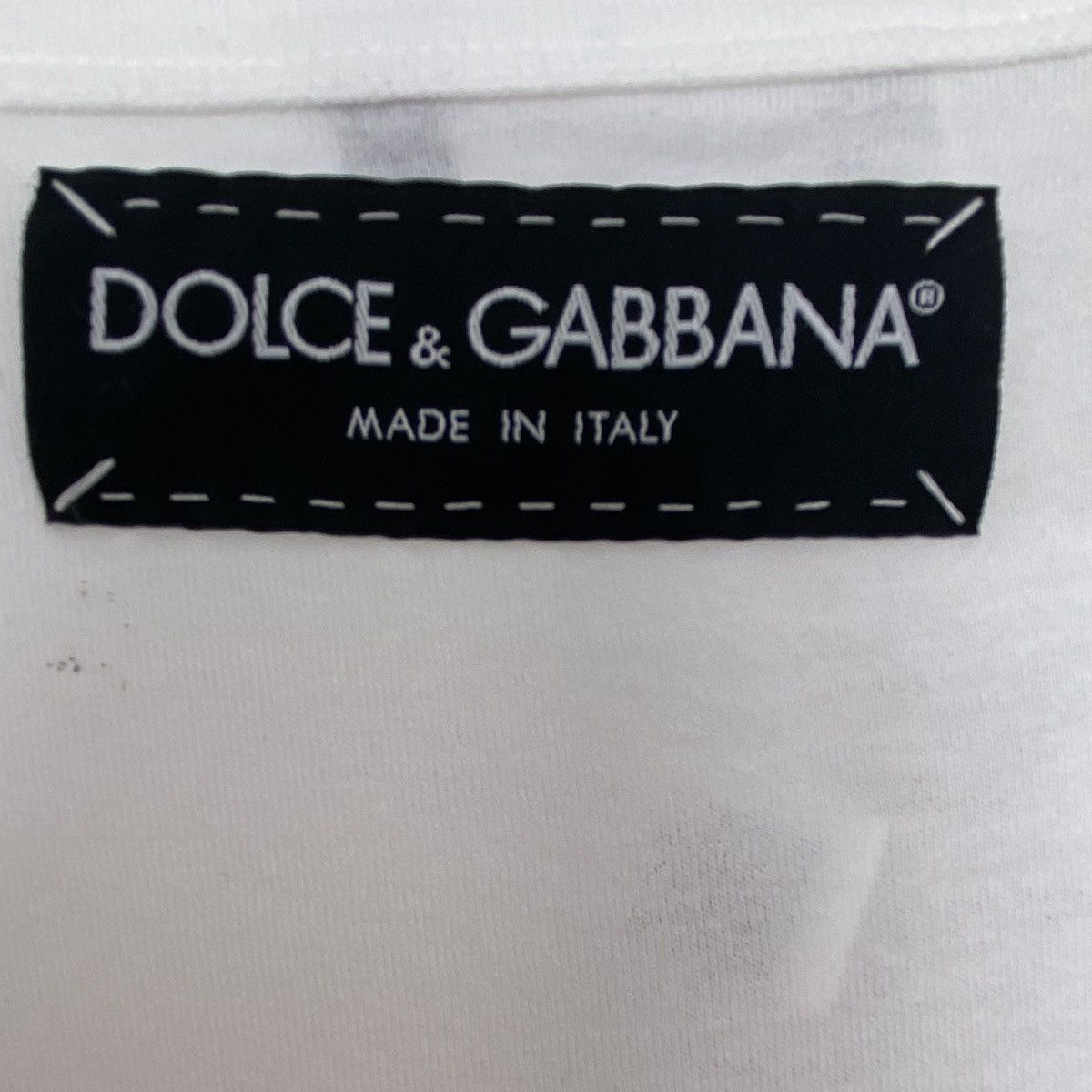 Dolce & Gabbana Dolce & Gabbana White Heart Short Sleeve T-shirt K26WX Size XS / US 0-2 / IT 36-38 - 6 Thumbnail