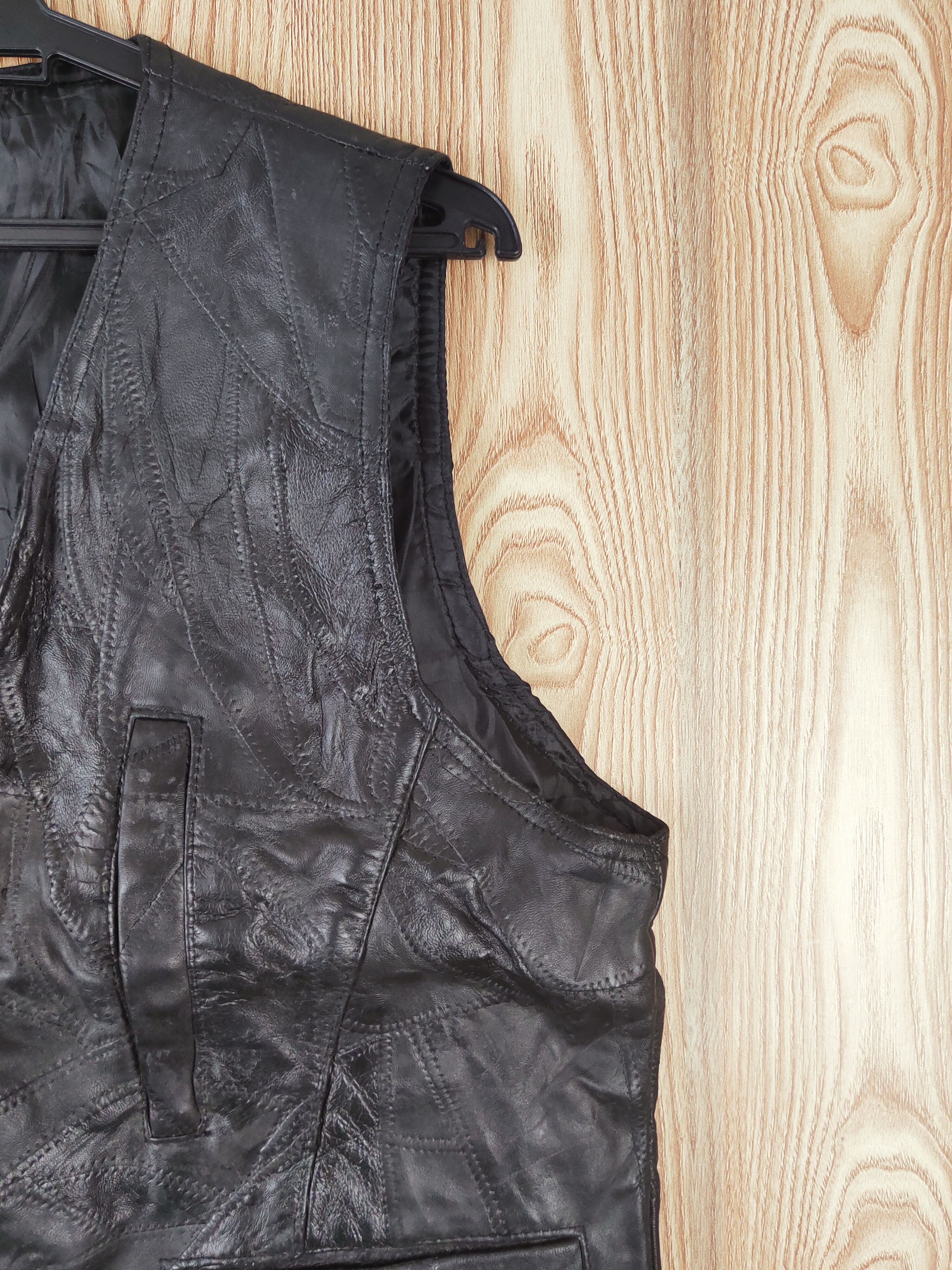 Japanese Brand Japanese Brand vintage Black Leather Vests #W179 Size US M / EU 48-50 / 2 - 7 Thumbnail