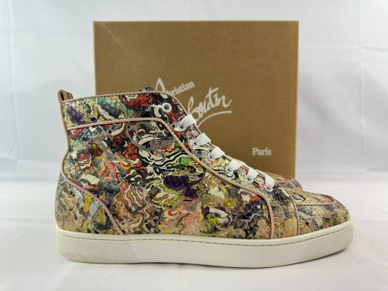 Christian Louboutin Christian Louboutin Rantus Orlato Flat Python ...