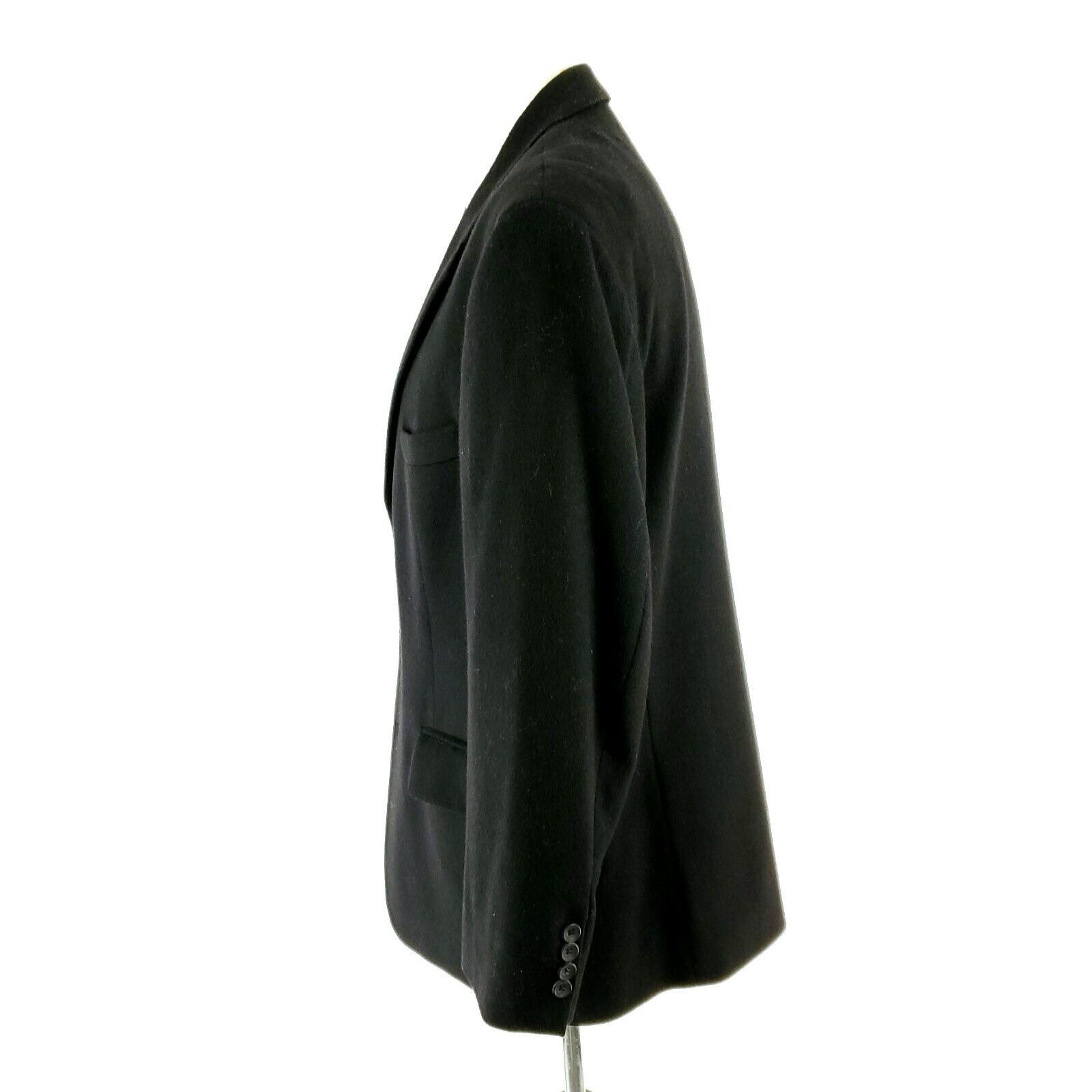 Oscar De La Renta Oscar De La Renta Wool Cashmere Nylon 3 Button Sport Coat 42 Size 42R - 4 Thumbnail