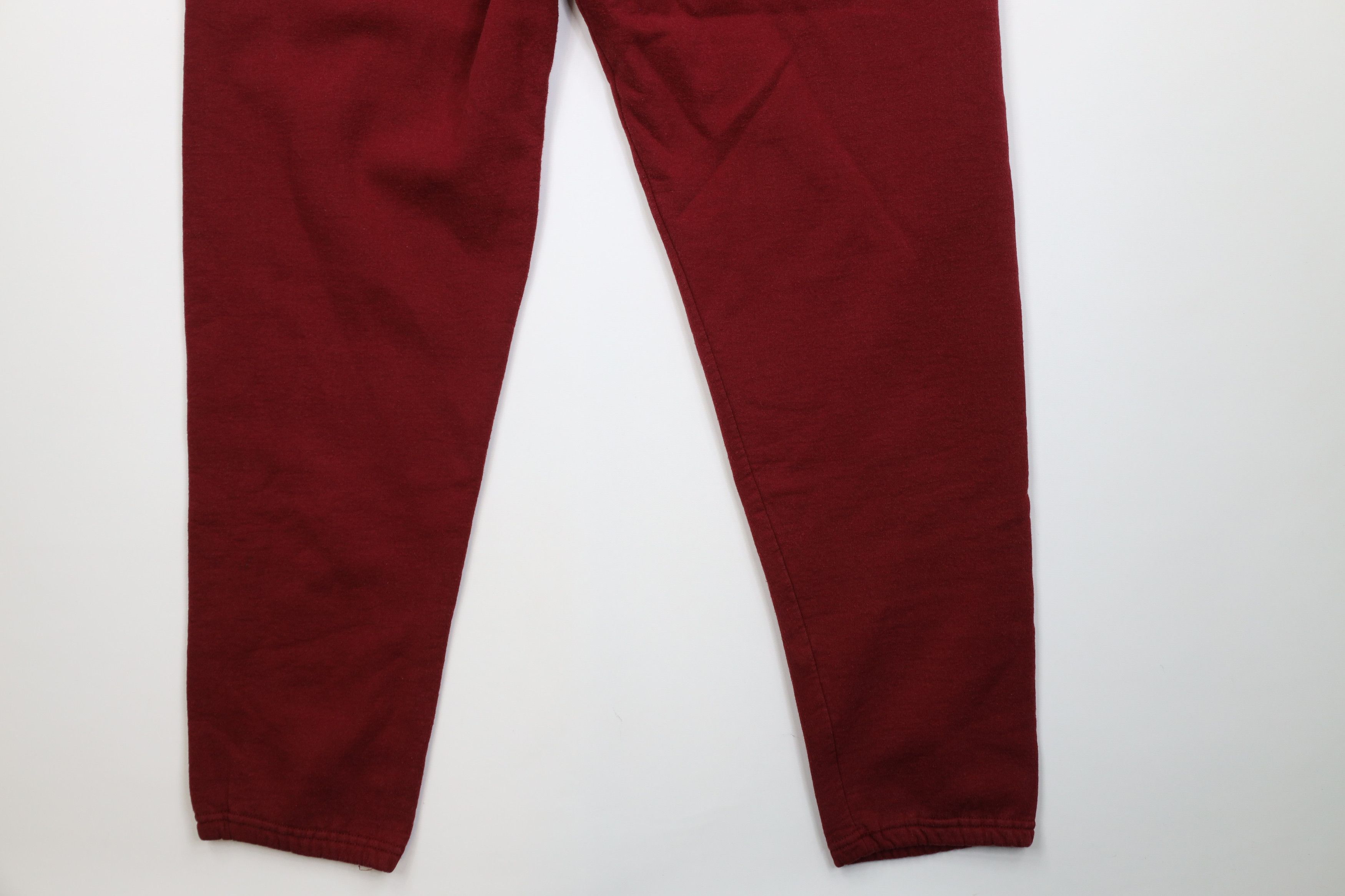 Vintage Vintage Y2K Streetwear Blank Sweatpants Pants Red Size US 38 / EU 54 - 14 Thumbnail