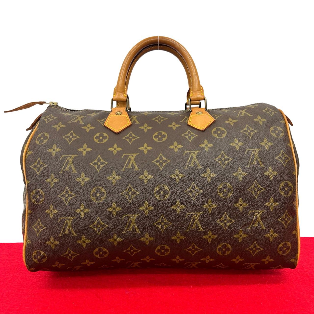 Louis Vuitton Louis Vuitton Louis Vuitton Speedy Monogram Leather Handbag Textile Handbag DUTY FREE for USA Size ONE SIZE - 1 Thumbnail