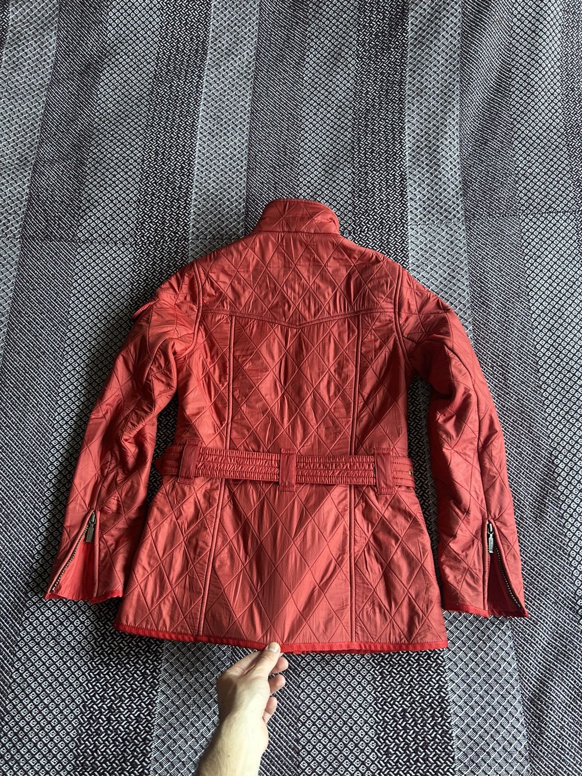 Barbour × Vintage Barbour International PolarQuilt Bomber Jacket Size UK6 Size XS / US 0-2 / IT 36-38 - 15 Thumbnail