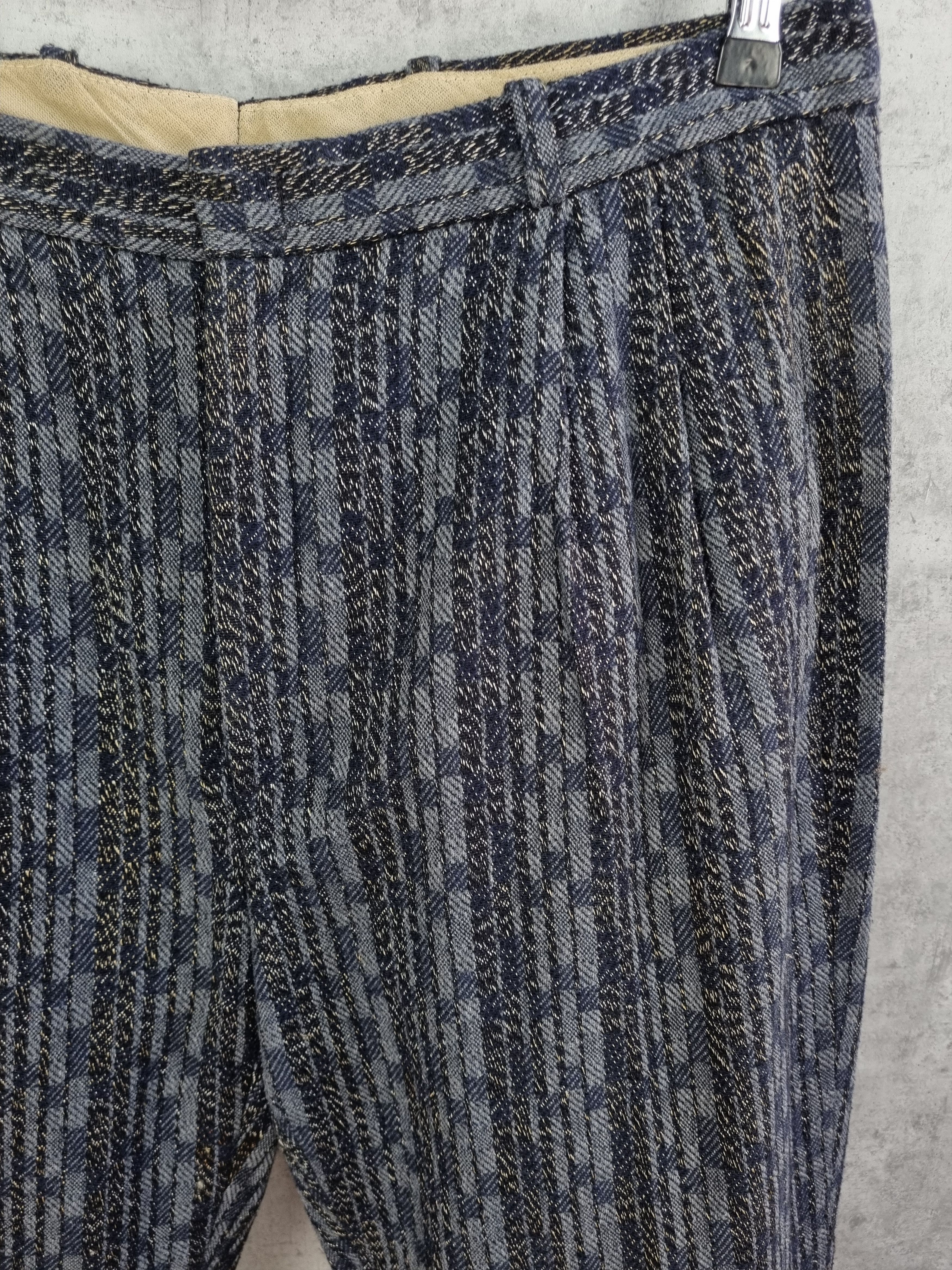 Seditionaries × Vintage 90s Unique Gorgeous Knitted Wool Pants Missoni Style Size US 33 - 2 Thumbnail