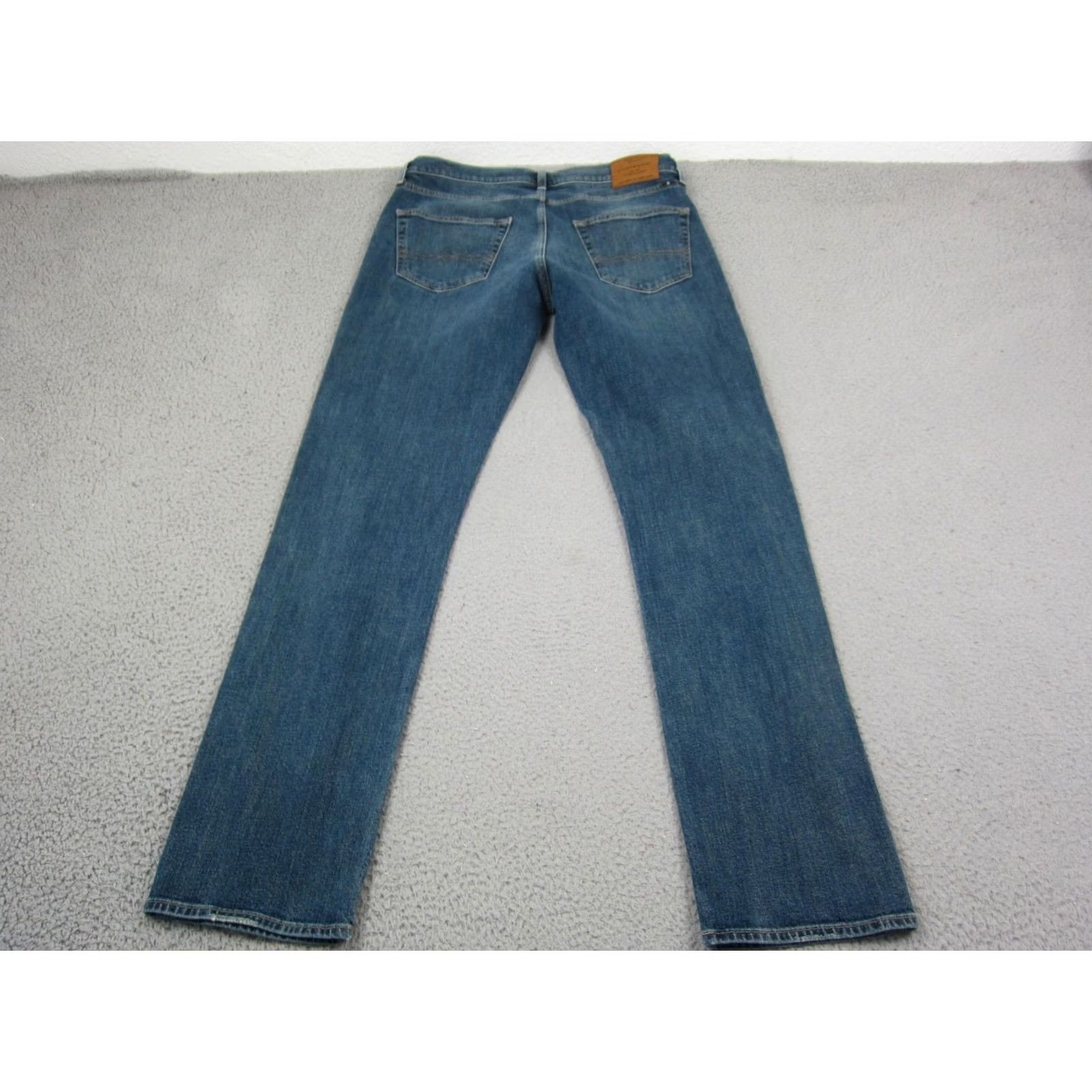 Lucky Brand Lucky Brand Jeans Mens 32x34 Blue Athletic Slim Straight Denim Medium Wash 90s USA Size US 32 / EU 48 - 7 Thumbnail