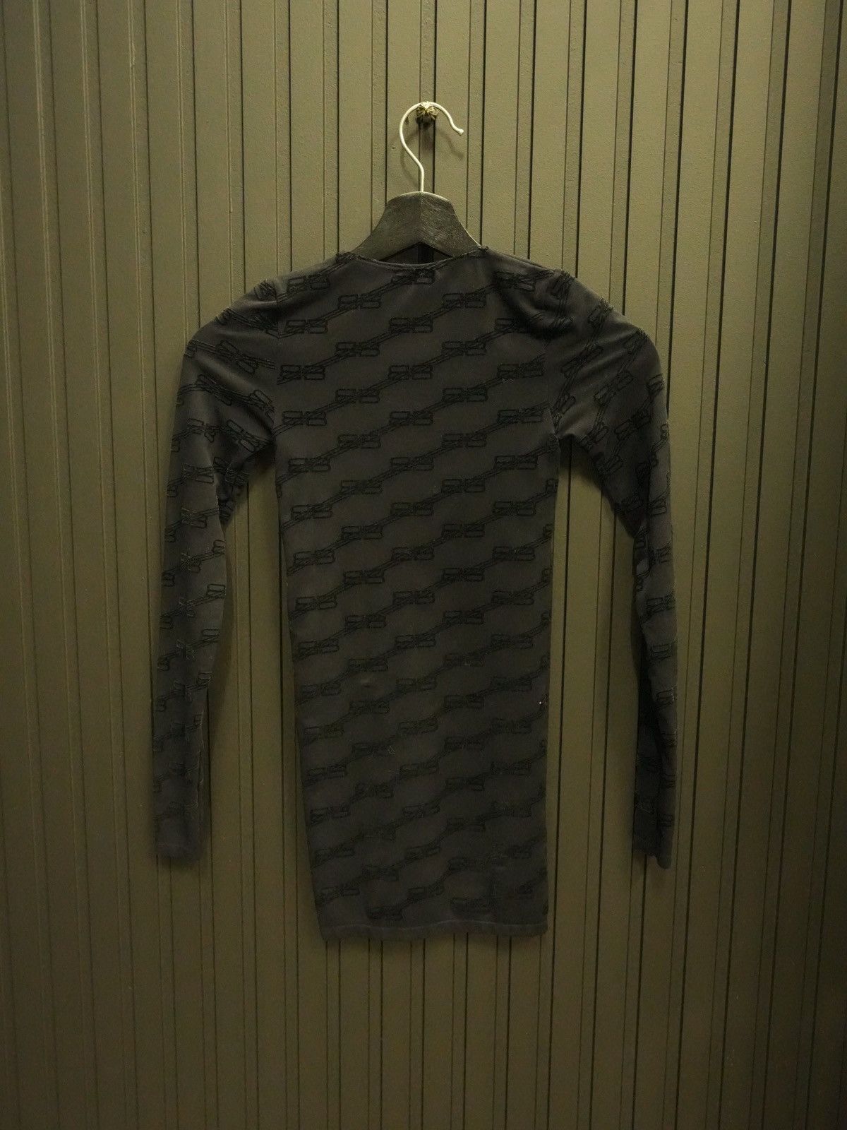 Balenciaga Balenciaga BB Monogram Elastic Long Sleeve Top Size S / US 4 / IT 40 - 2 Thumbnail
