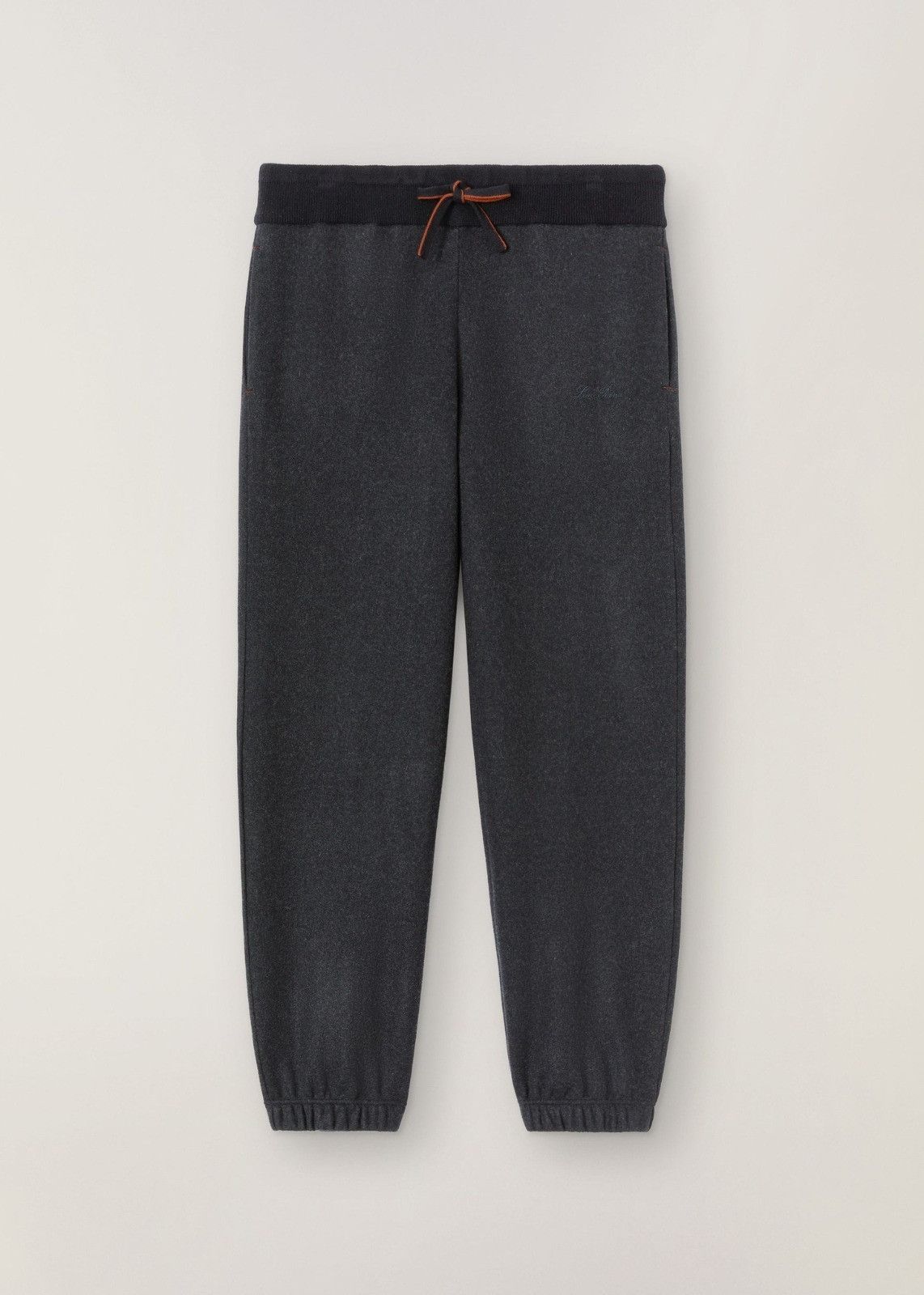 image of Loro Piana O1Loc1C0124 Comfortable,slim-Fit Athleisure Trouser In Grey, Men's (Size 30)