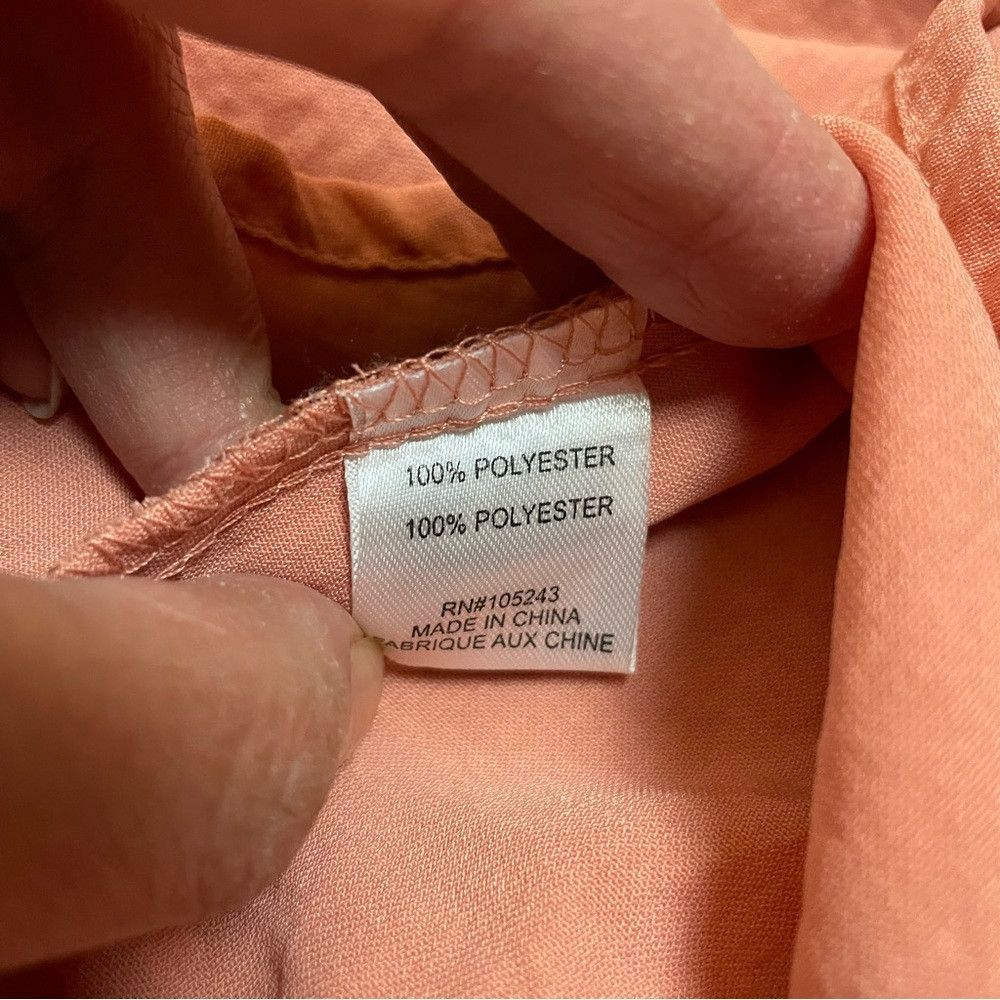 Other Bobeau Tiered Pink Salmon Skirt With Drawstring Size L Size 34" / US 12 / IT 48 - 8 Thumbnail