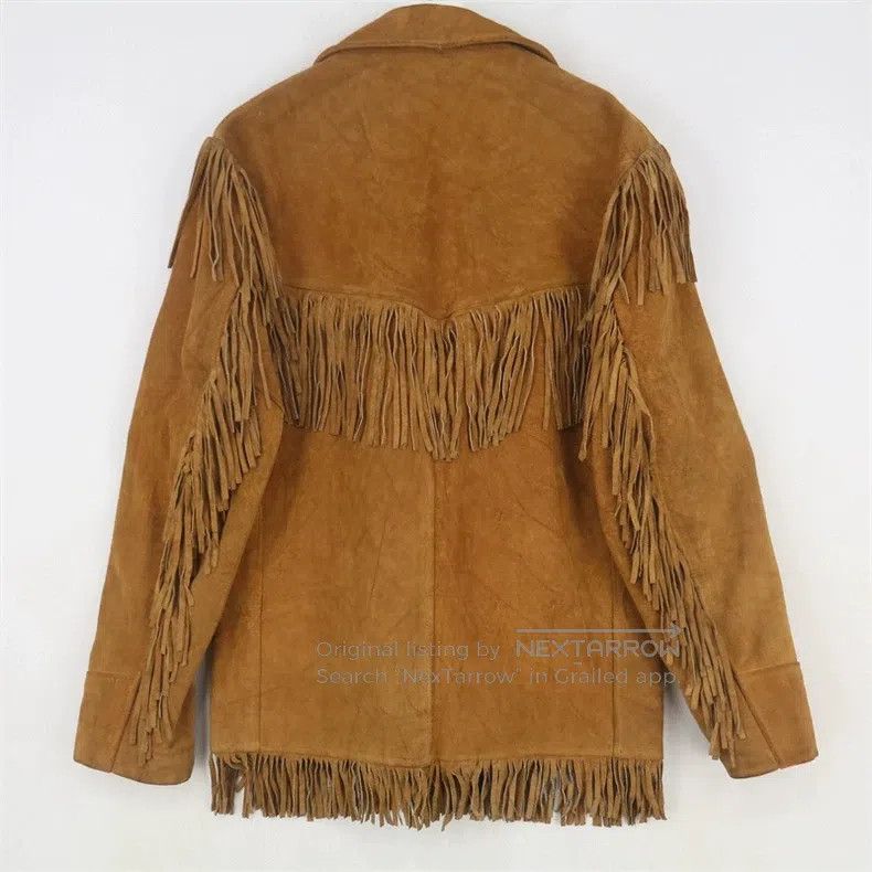 Schott Schott Biker rider tassel leather suit Size US M / EU 48-50 / 2 - 2 Thumbnail