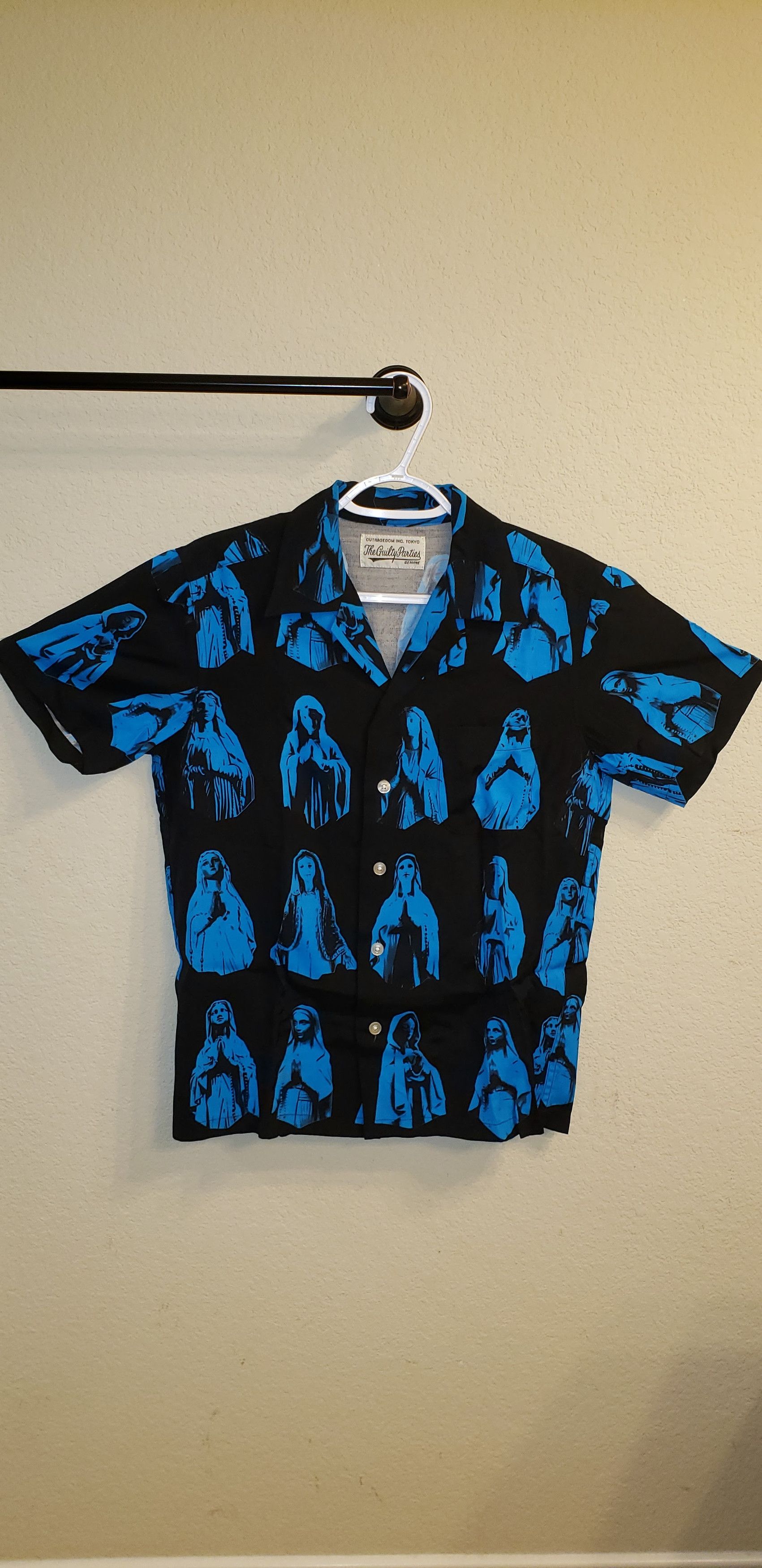 Wacko Maria Wacko Maria Aloha shirt G-dragon X Blue fine quality Hawaii Size US S / EU 44-46 / 1 - 1 Thumbnail