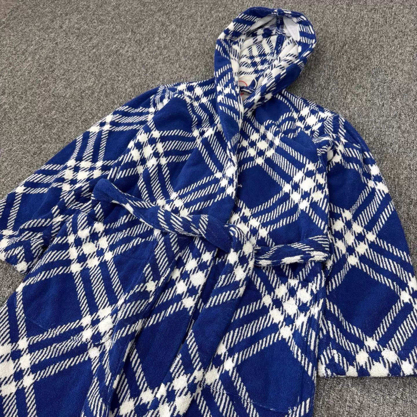 Burberry Burberry Check Cotton Robe Unisex S 99 New Size S / US 4 / IT 40 - 4 Thumbnail