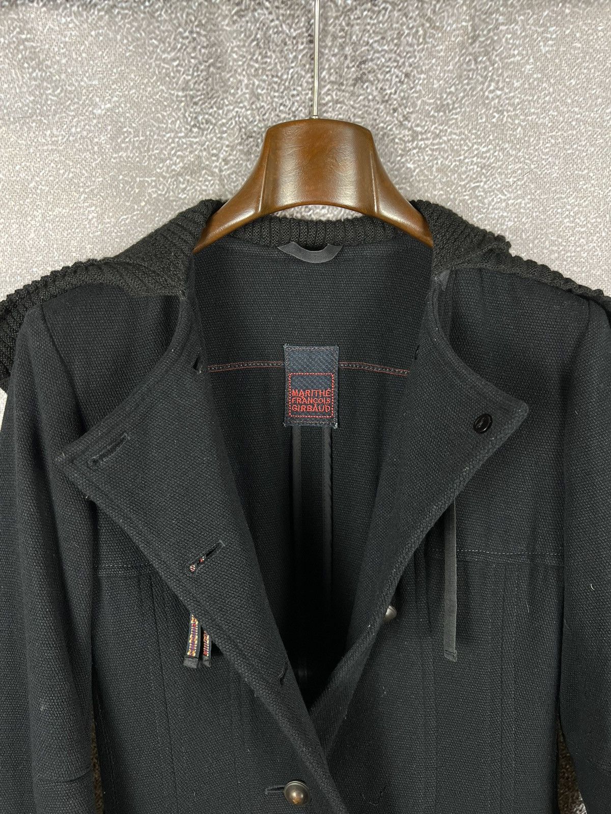 Marithe + Francois Girbaud Marithe + Francouis Girbaud wool avant-garde coat goth y2k Size M / US 6-8 / IT 42-44 - 20 Thumbnail