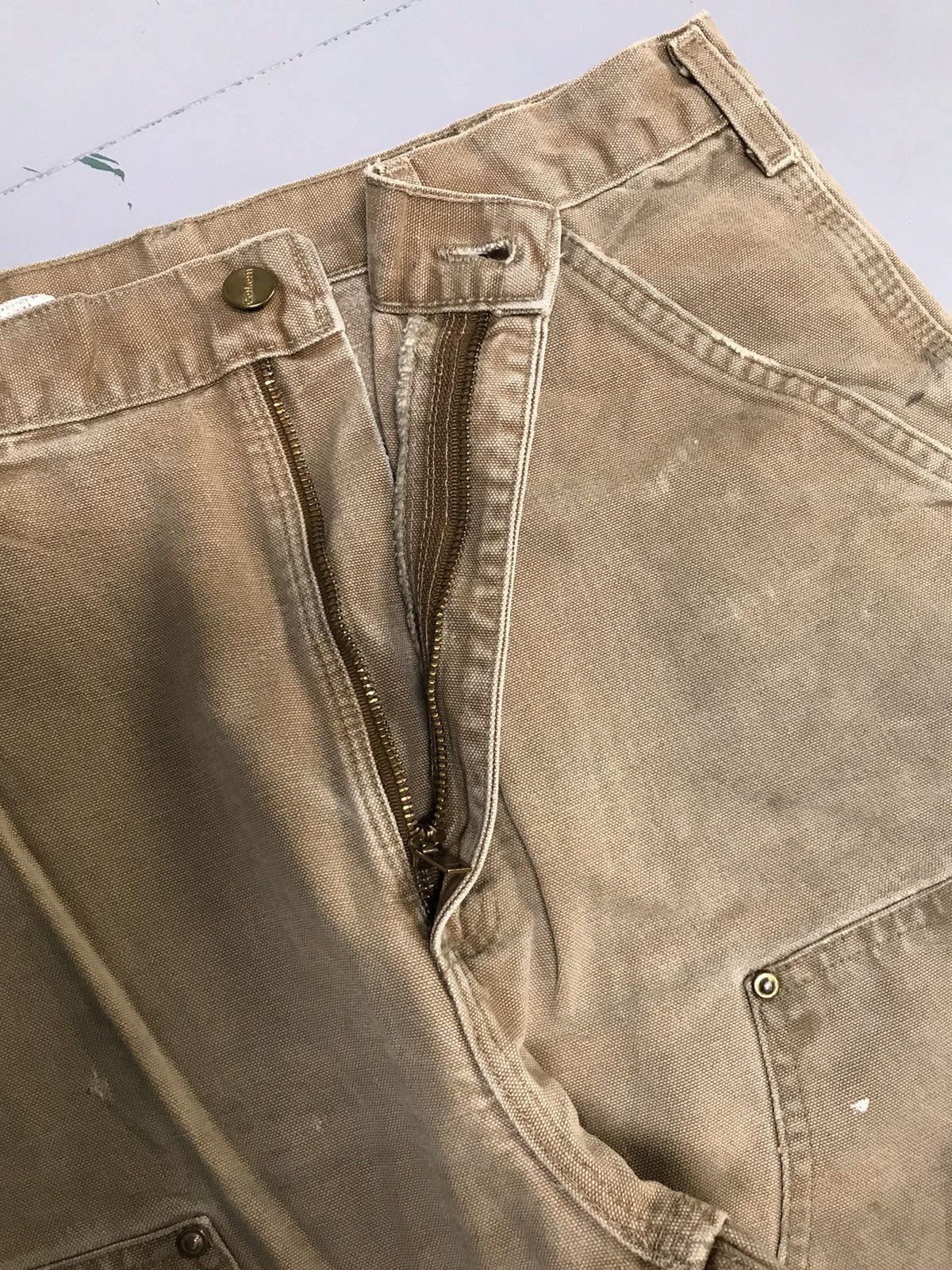 Carhartt Vintage carhartt B01 BRN double knee sun-fade workwear Size US 32 / EU 48 - 6 Thumbnail