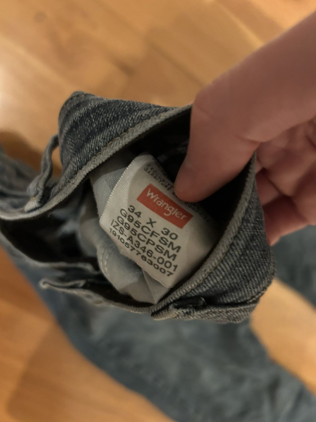 Vintage × Wrangler Vintage Faded Wrangler Jeans Size US 34 / EU 50 - 3 Thumbnail