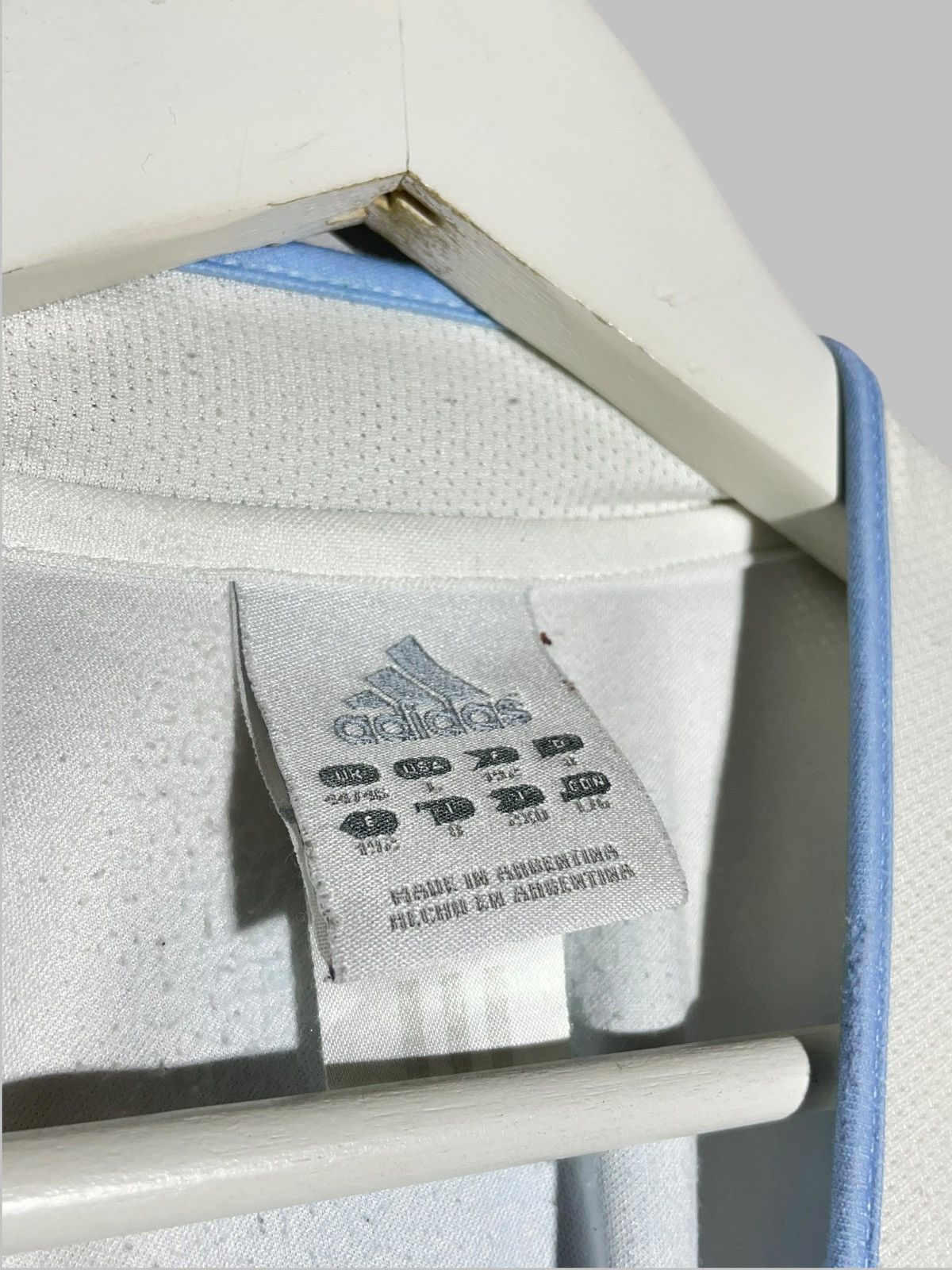 Adidas × Vintage National Team Argentina Adidas 2004 Home Vintage Jersey Size US L / EU 52-54 / 3 - 12 Thumbnail