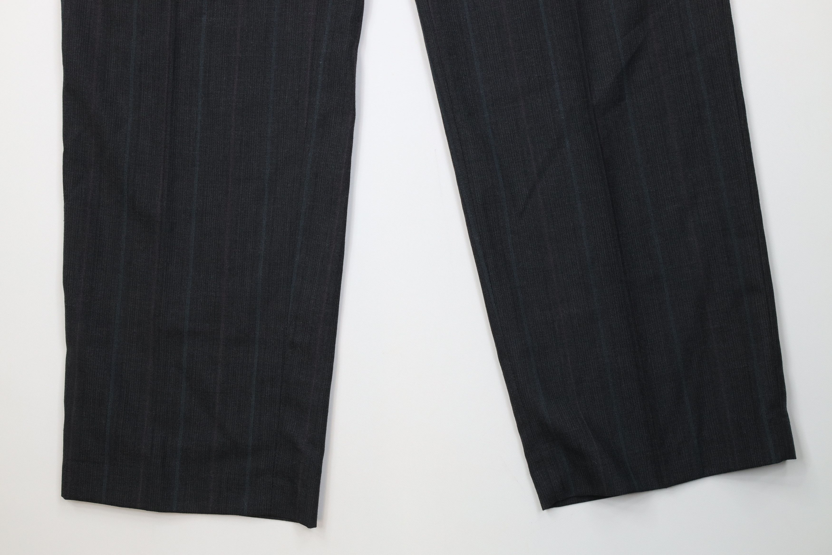 Vintage Vintage 90s Streetwear Blend Pinstriped Wide Leg Chino Pants Size US 40 / EU 56 - 4 Thumbnail