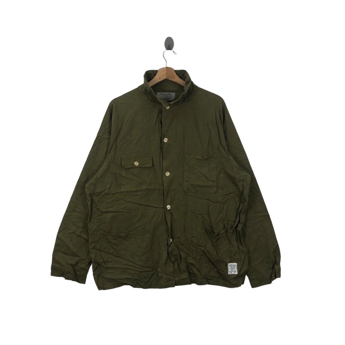 RANCH STANDARD x INHERIT JAPAN Mil Label Jacket Windbreaker 