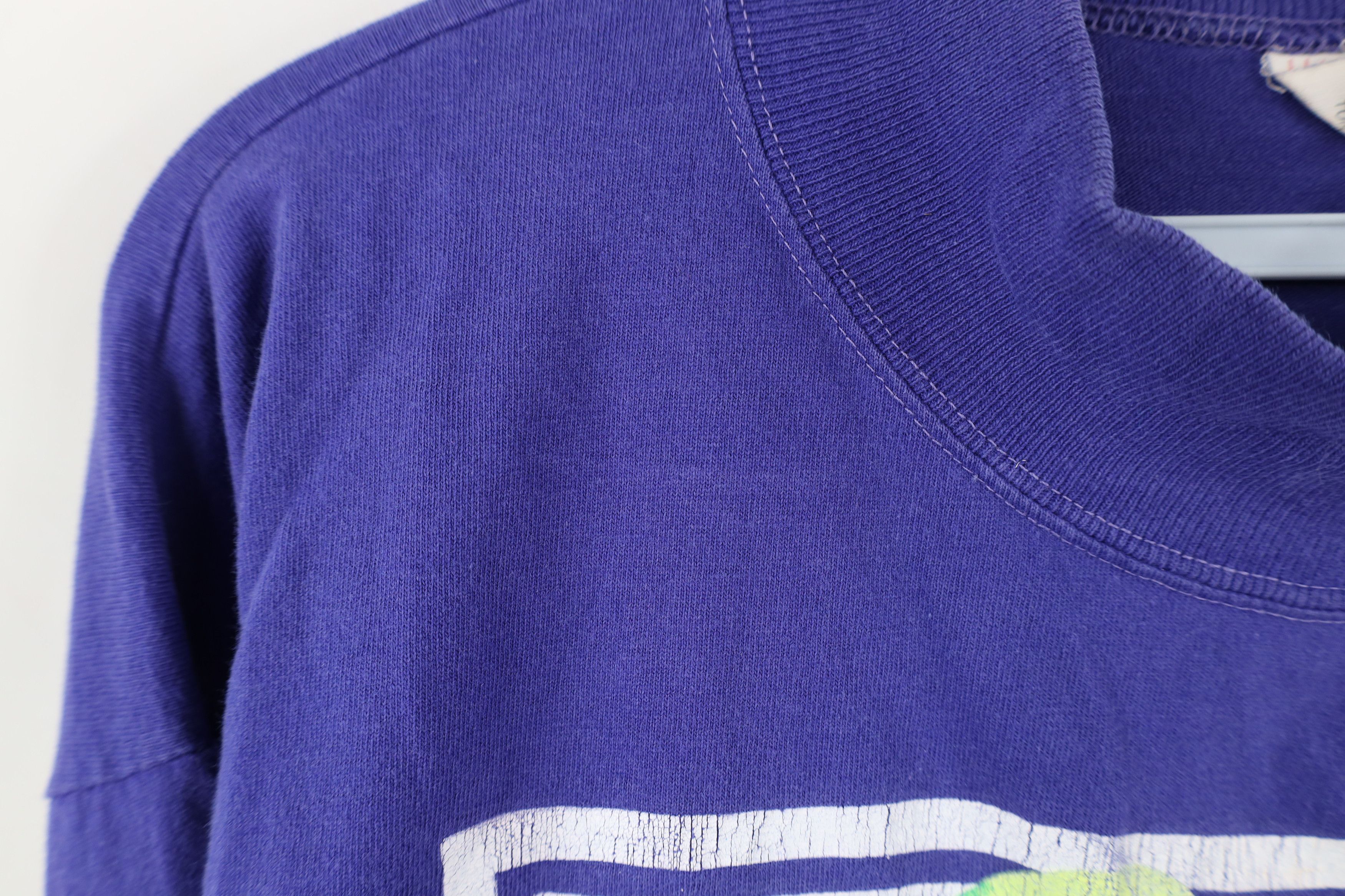 Guess × Vintage Vintage 80s Guess Mock Neck Boxy Fit Cropped T-Shirt USA Size ONE SIZE - 6 Thumbnail
