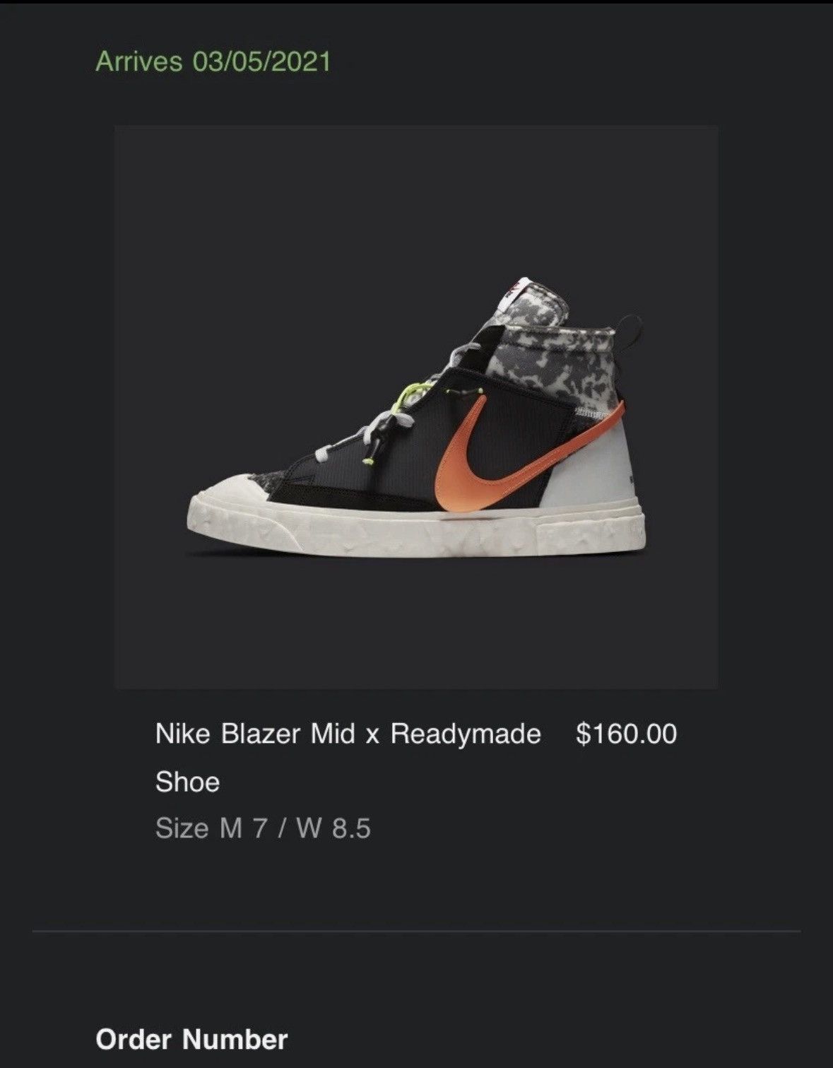 Nike × READYMADE Nike Blazer Mid Readymade Black Size 7 Size US 7 / EU 40 - 4 Thumbnail