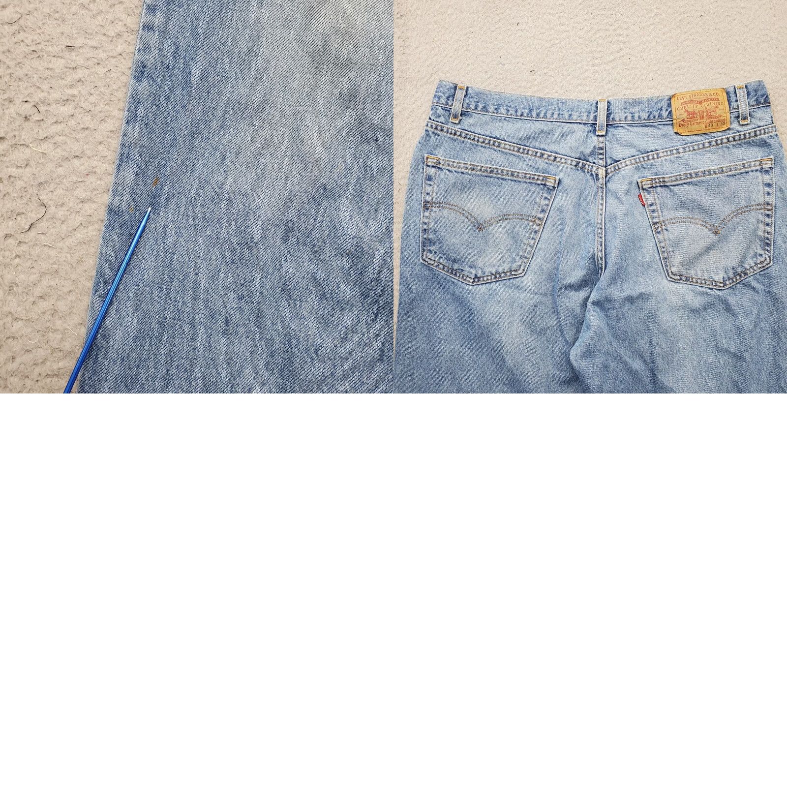 Levi's Levi’s 550 Jeans Mens 40x30 Blue Denim Medium Wash Relaxed Fit Straight Leg Jeans Mens blue denim medium wash relaxed fit straight leg 40 Mens Size 40 Size US 40 / EU 56 - 9 Thumbnail