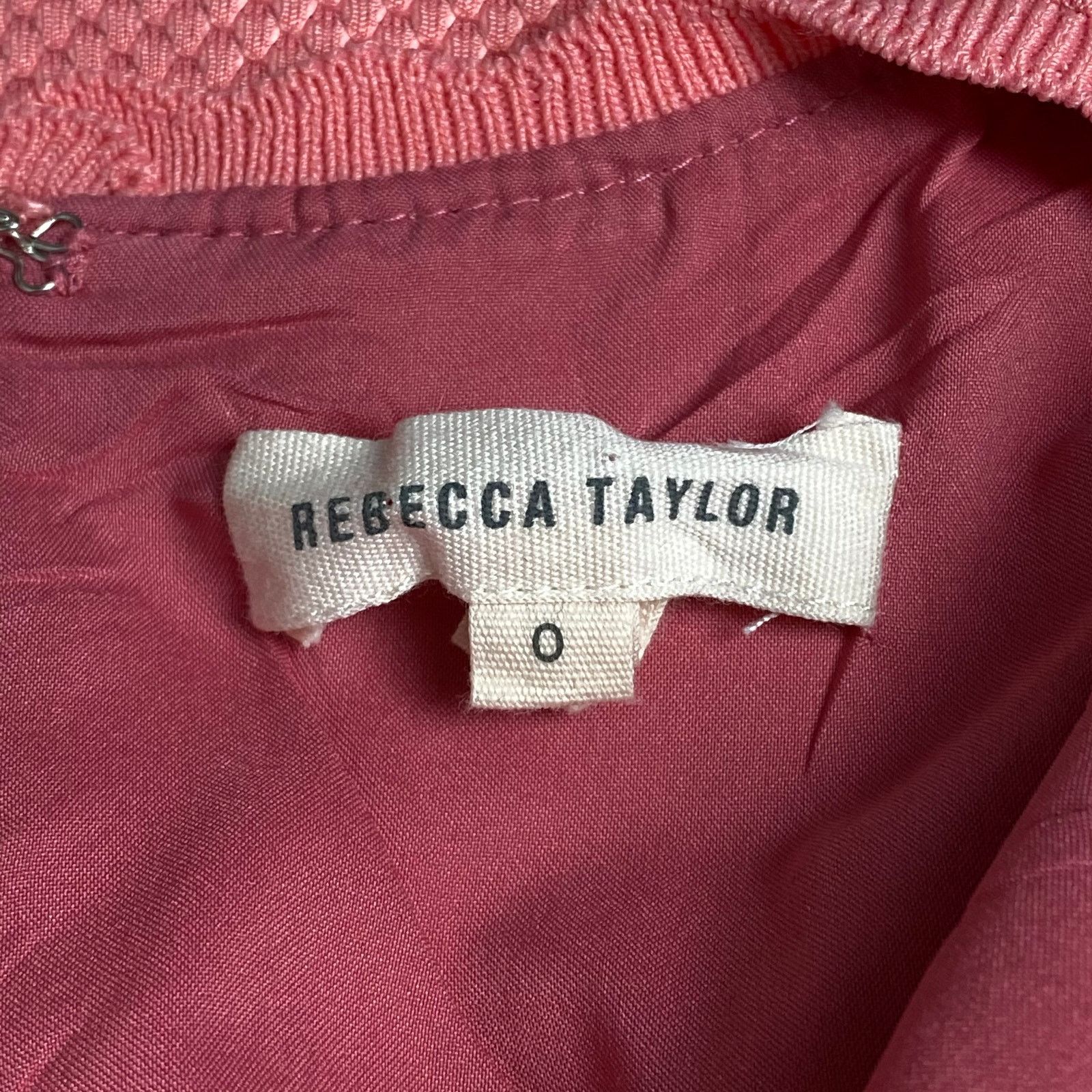 Other Rebecca Taylor Pink Scuba A-Line Fit & Flare Party Dress 0 Size XS / US 0-2 / IT 36-38 - 3 Thumbnail