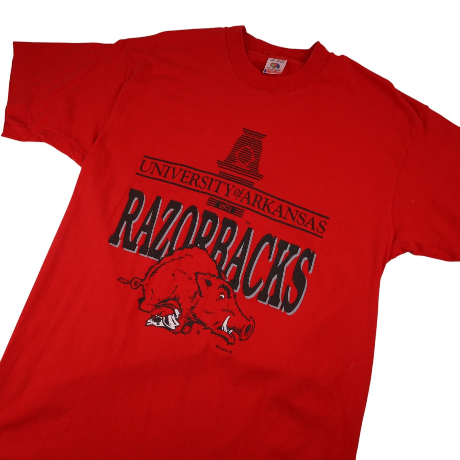NCAA × Vintage Vintage University of Arkansas Razorbacks Graphic T Shirt Size US L / EU 52-54 / 3 - 2 Thumbnail