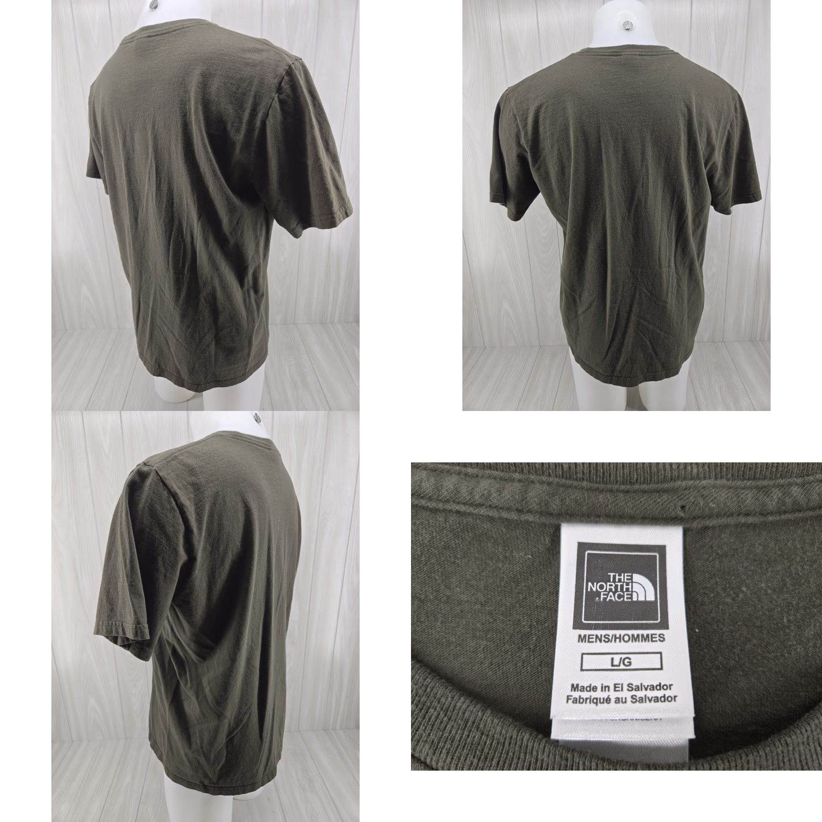 The North Face The North Face Shirt Men Large Green Camo Logo Short Sleeve Crew Neck Cotton Size US L / EU 52-54 / 3 - 8 Thumbnail