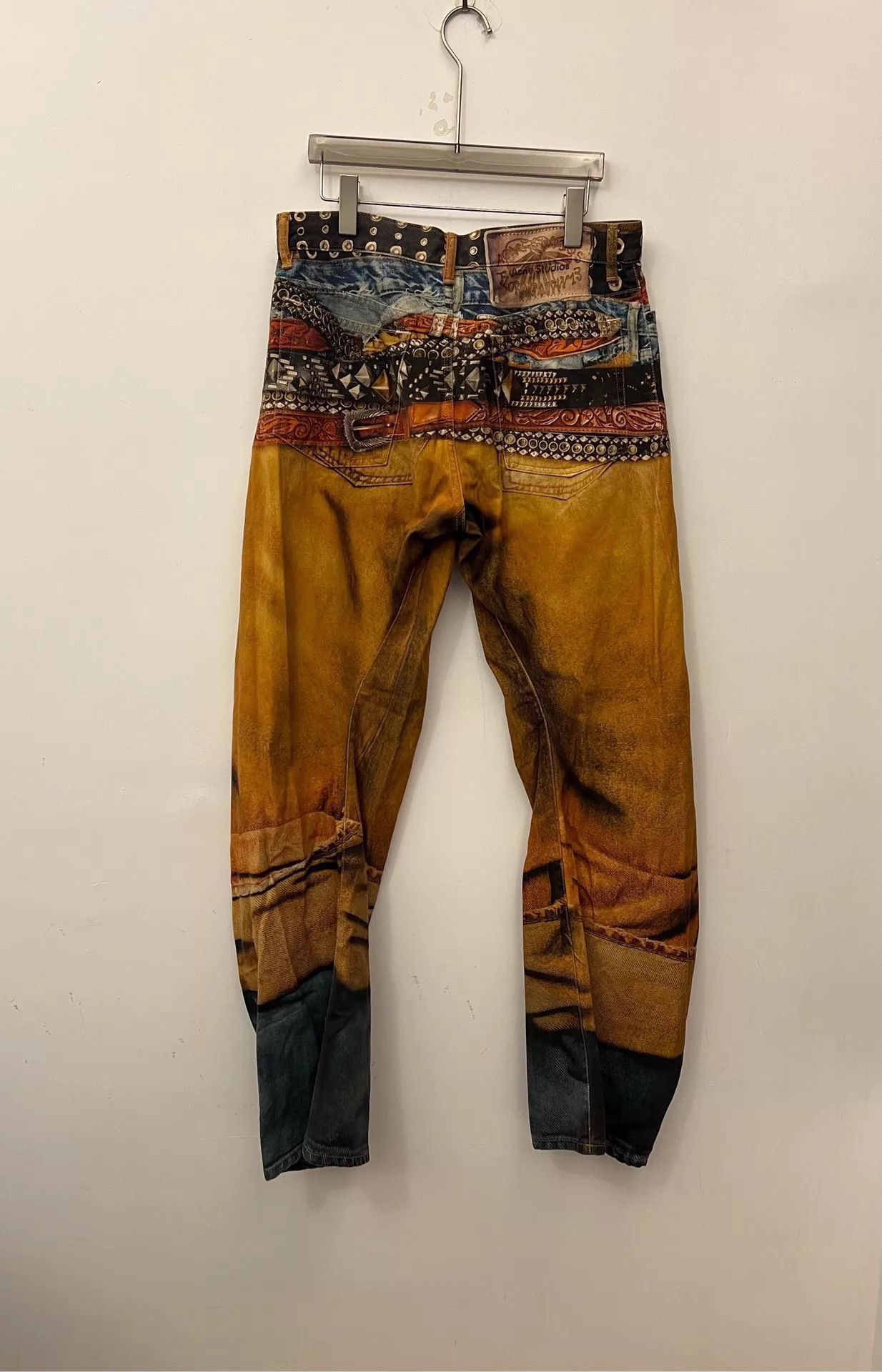 Acne Studios Acne SS25 3D Illusion Print Jeans Men's Orange 46 Size US 30 / EU 46 - 2 Thumbnail