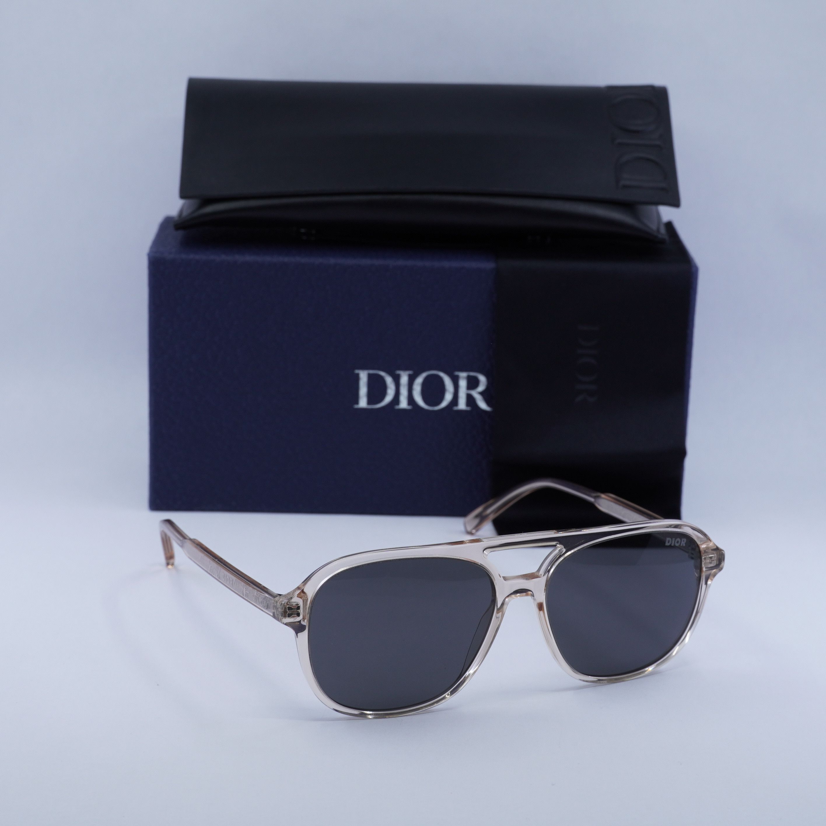 Dior 🕶️ New Dior INDIOR N1I 40A0 Sunglasses - Shiny Rose Frame Size ONE SIZE - 9 Thumbnail