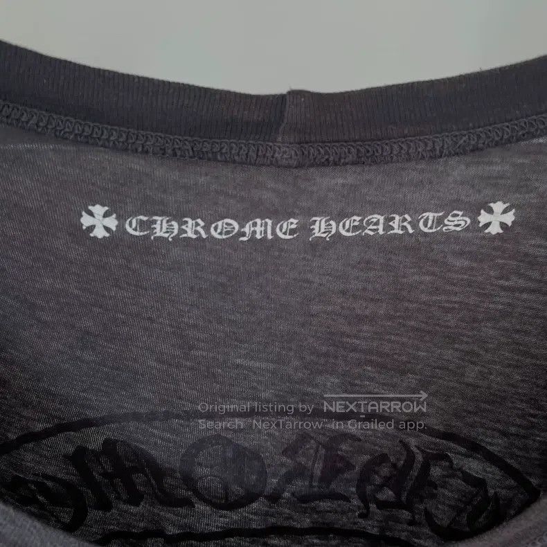 Chrome Hearts CHROME HEARTS Size L Grey horseshoe T-bar short sleeve Size US L / EU 52-54 / 3 - 6 Thumbnail